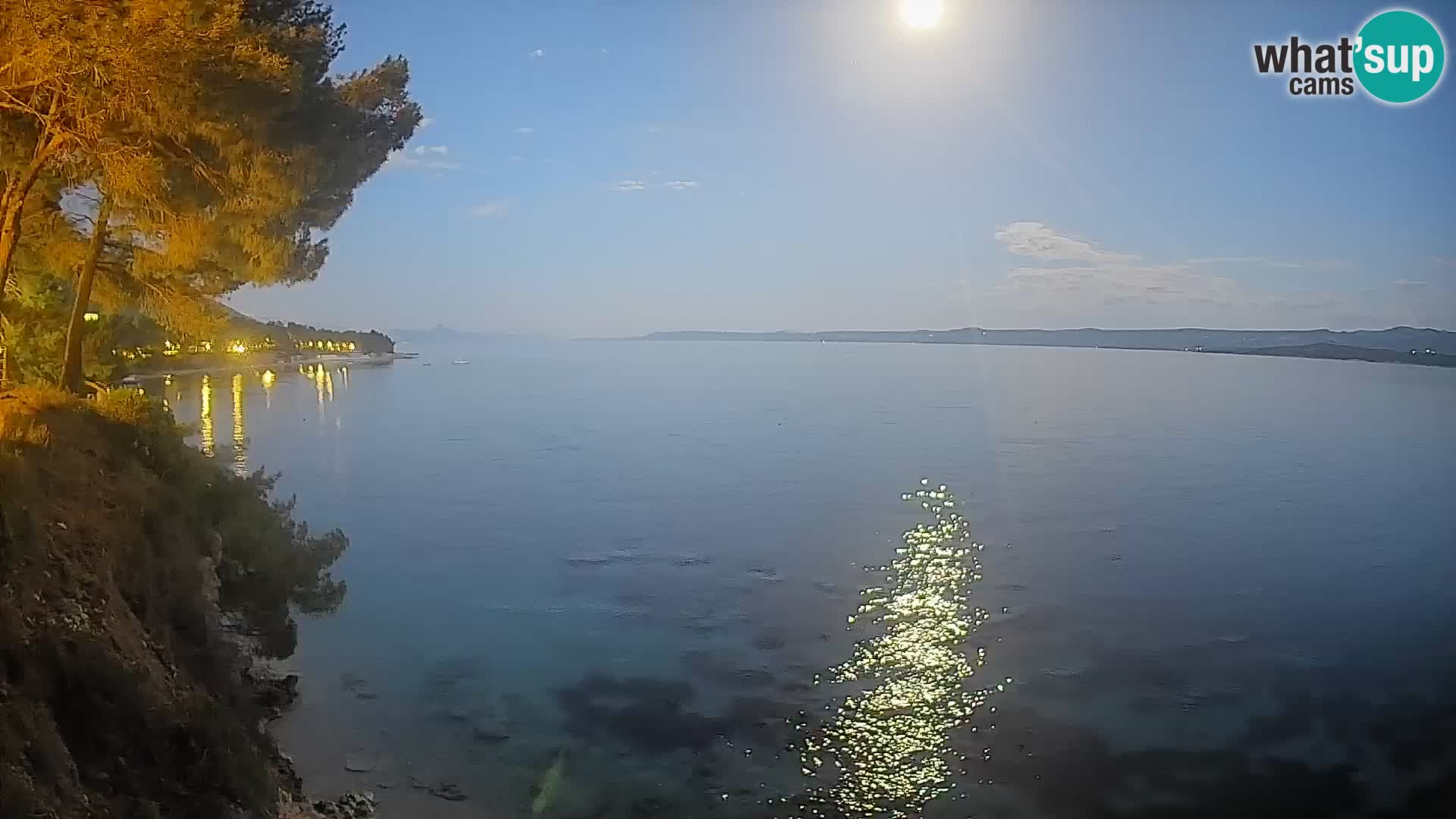 Webcam Strand Potočine Bol – Liveblick auf Borak Beach, Insel Brač