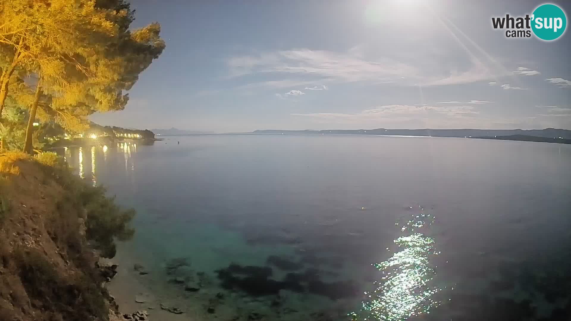 Webcam Strand Potočine Bol – Liveblick auf Borak Beach, Insel Brač