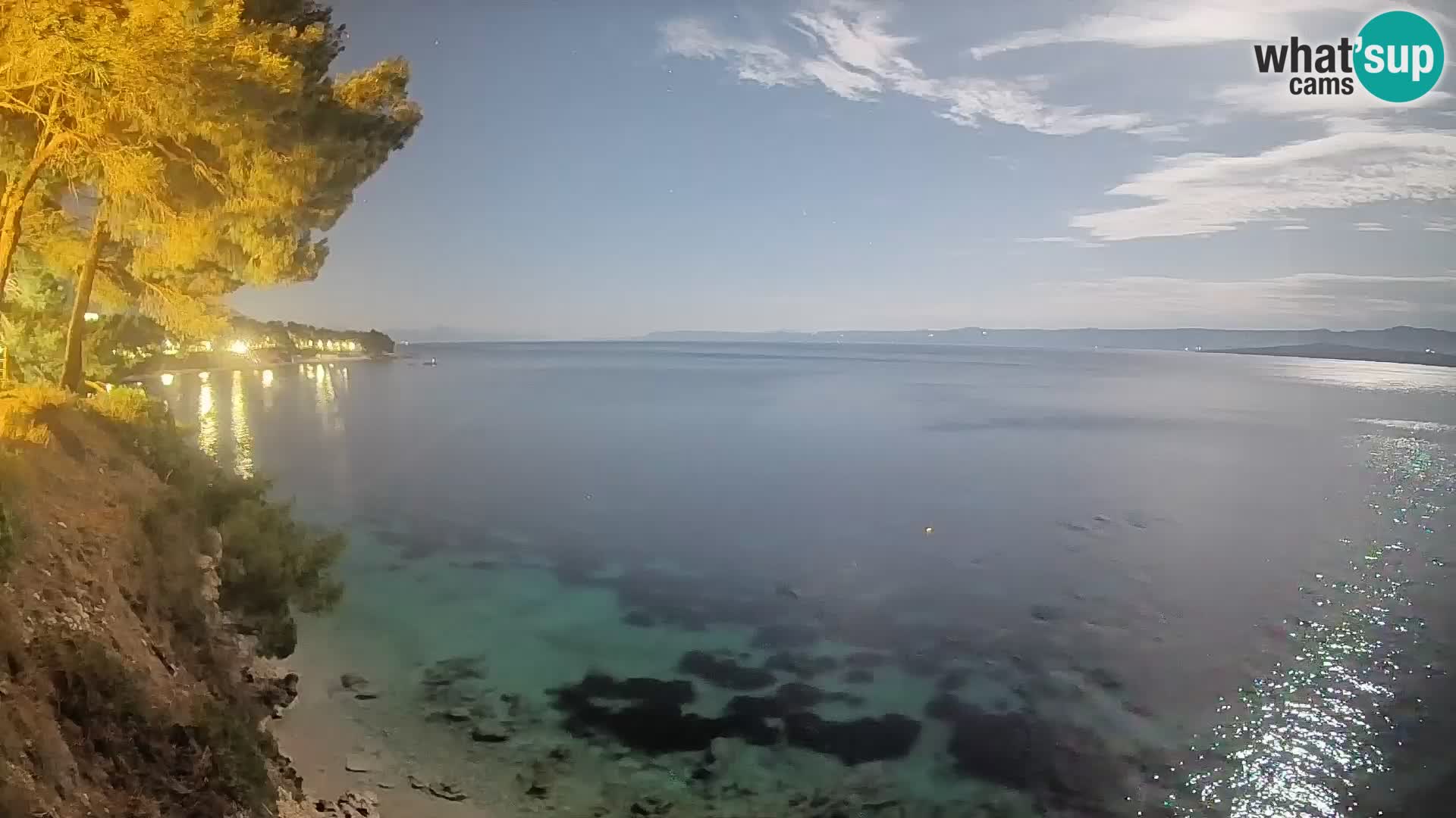 Webcam Potočine Beach Bol – Live View of Borak Beach, Brač Island