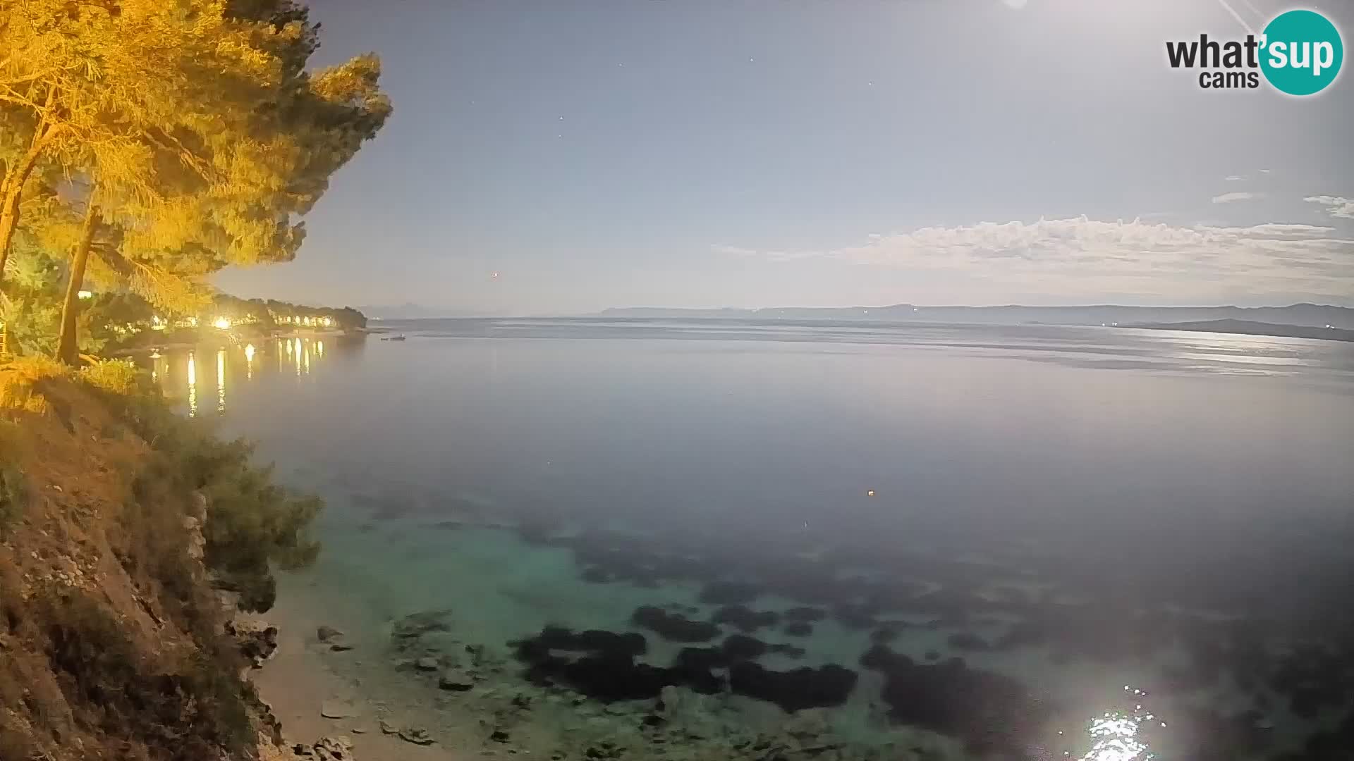 Webcam Playa Potočine Bol – Vista en vivo de Borak Beach, Isla de Brač