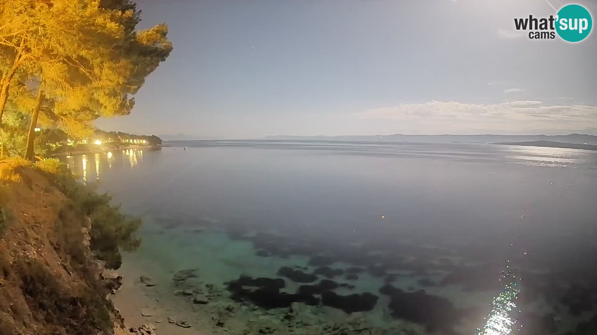 Webcam plage Potočine Bol – Vue en direct sur Borak Beach, île de Brač