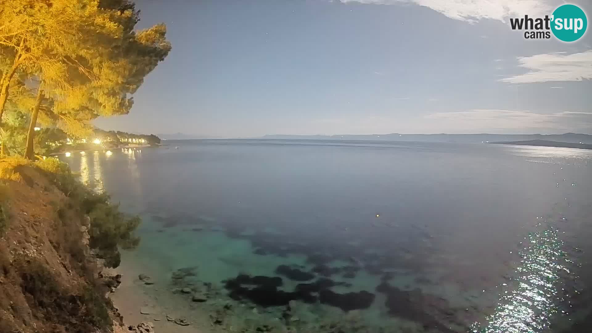 Webcam Playa Potočine Bol – Vista en vivo de Borak Beach, Isla de Brač