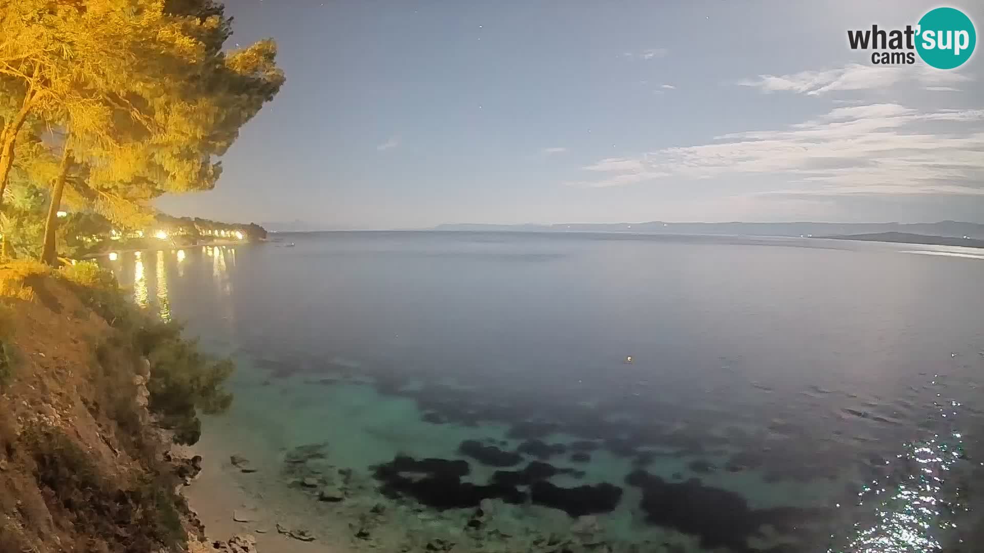 Webcam Potočine Beach Bol – Live View of Borak Beach, Brač Island