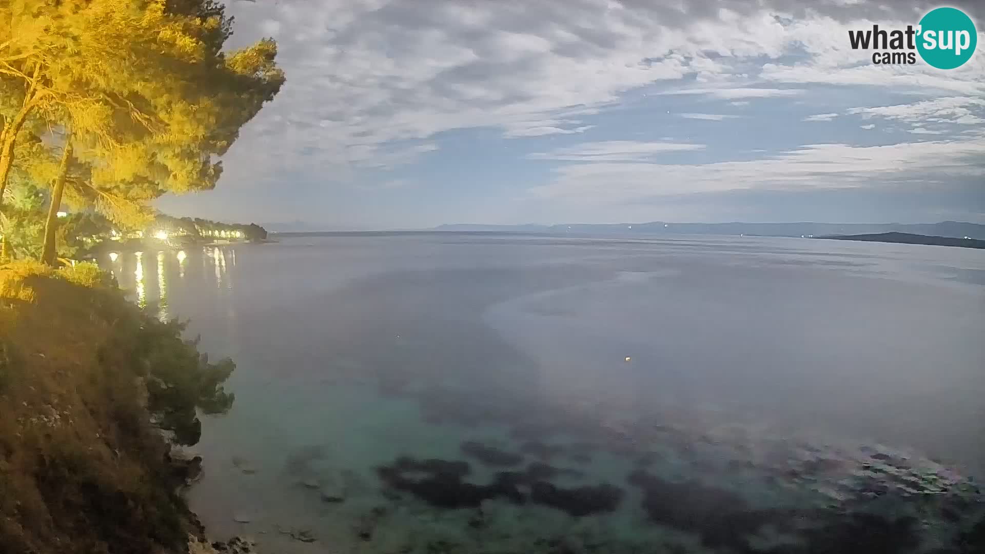 Webcam Potočine Beach Bol – Live View of Borak Beach, Brač Island