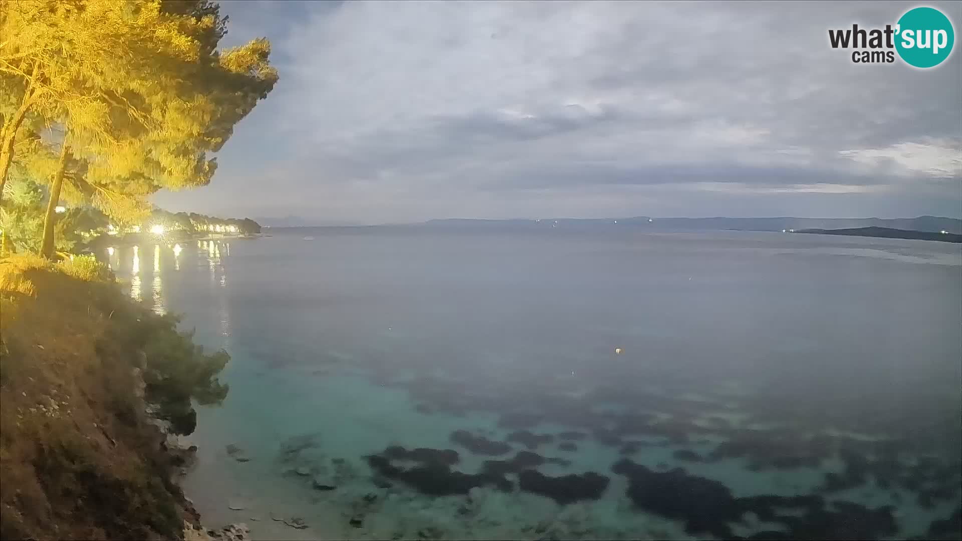 Webcam Potočine Beach Bol – Live View of Borak Beach, Brač Island