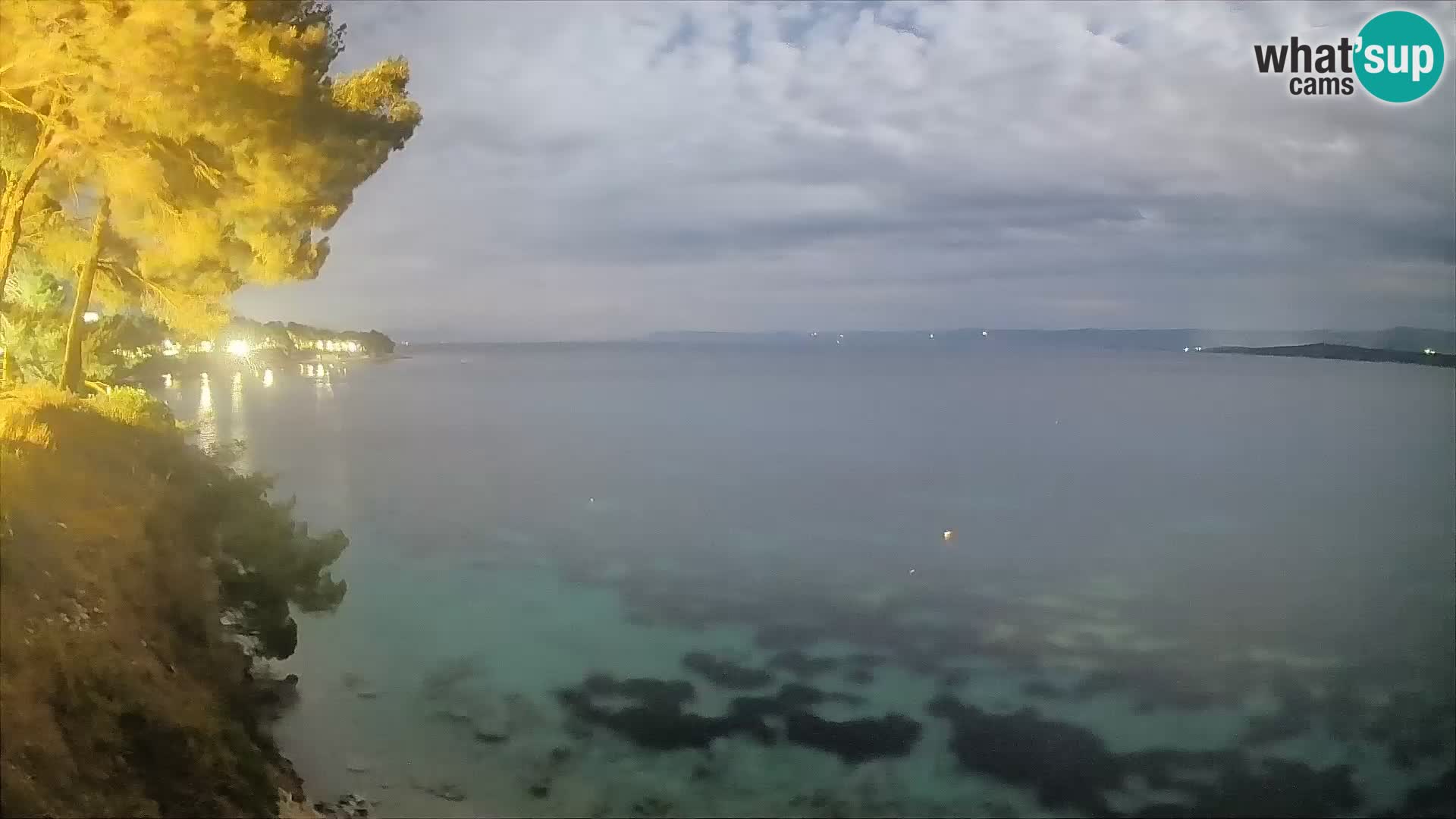 Webcam Potočine Beach Bol – Live View of Borak Beach, Brač Island