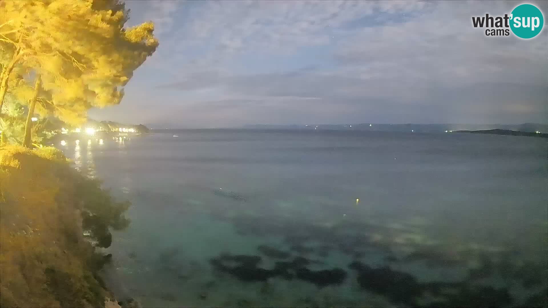Webcam plage Potočine Bol – Vue en direct sur Borak Beach, île de Brač