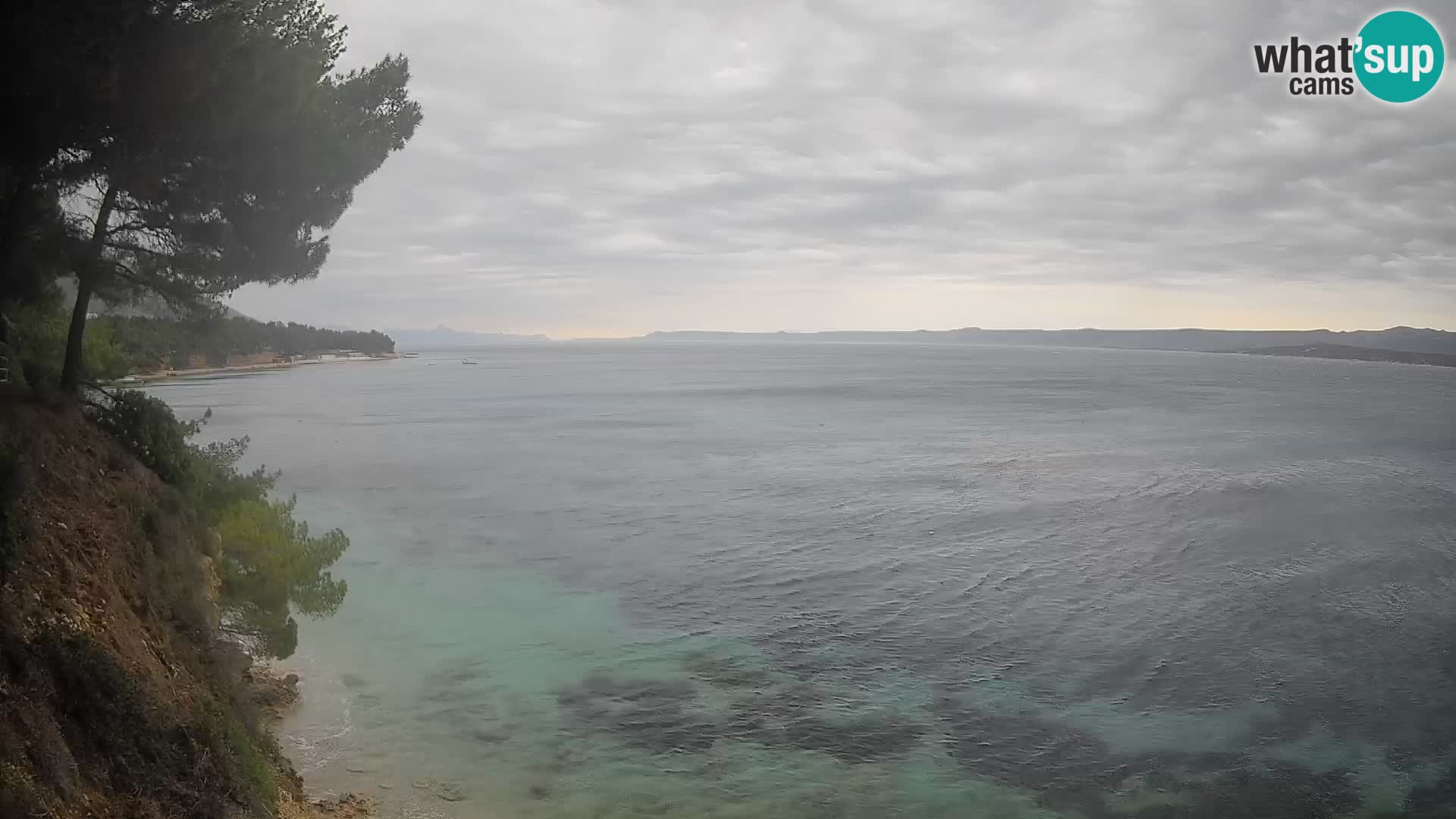 Webcam Playa Potočine Bol – Vista en vivo de Borak Beach, Isla de Brač