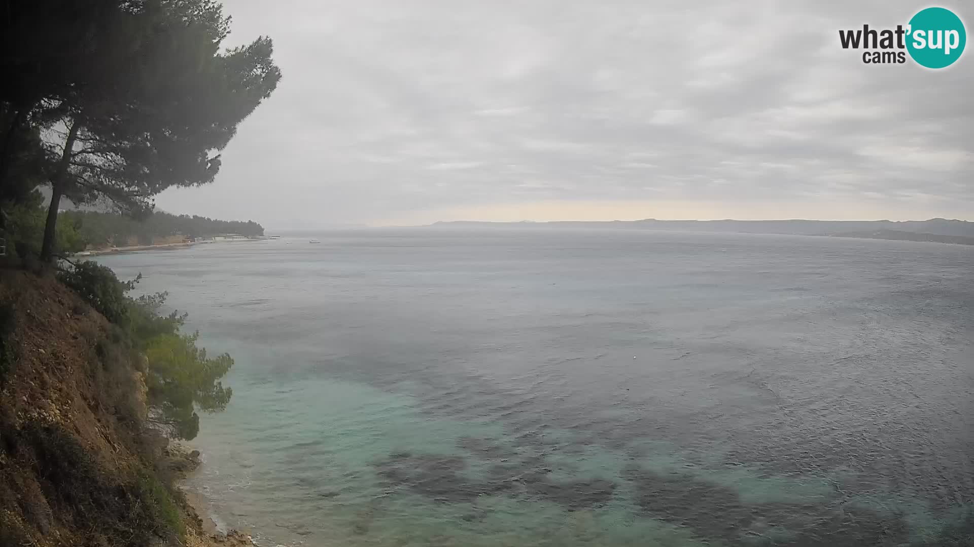 Web kamera Potočine Bol – Pogled uživo na plažu Borak, otok Brač