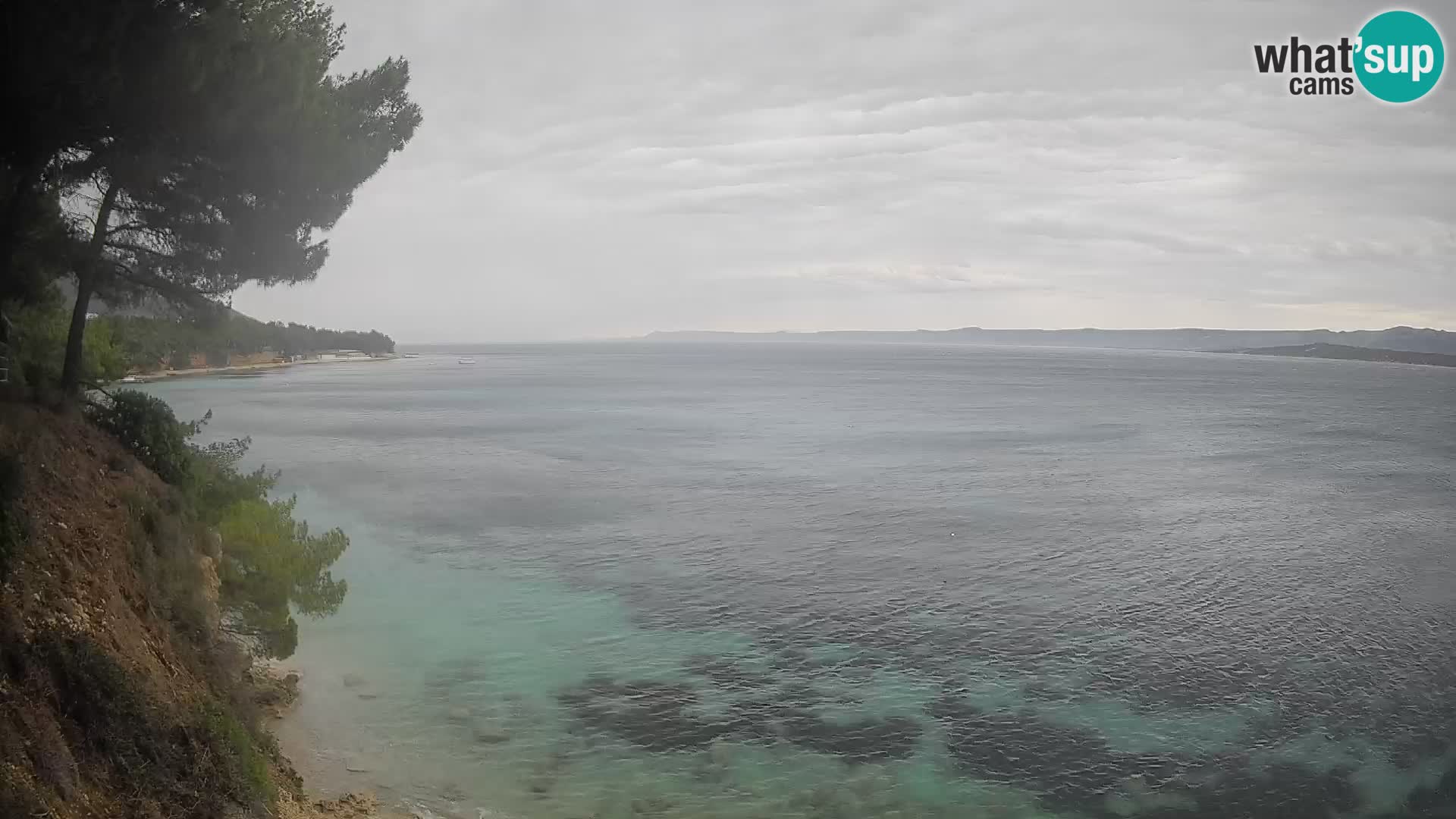 Webcam Potočine Beach Bol – Live View of Borak Beach, Brač Island