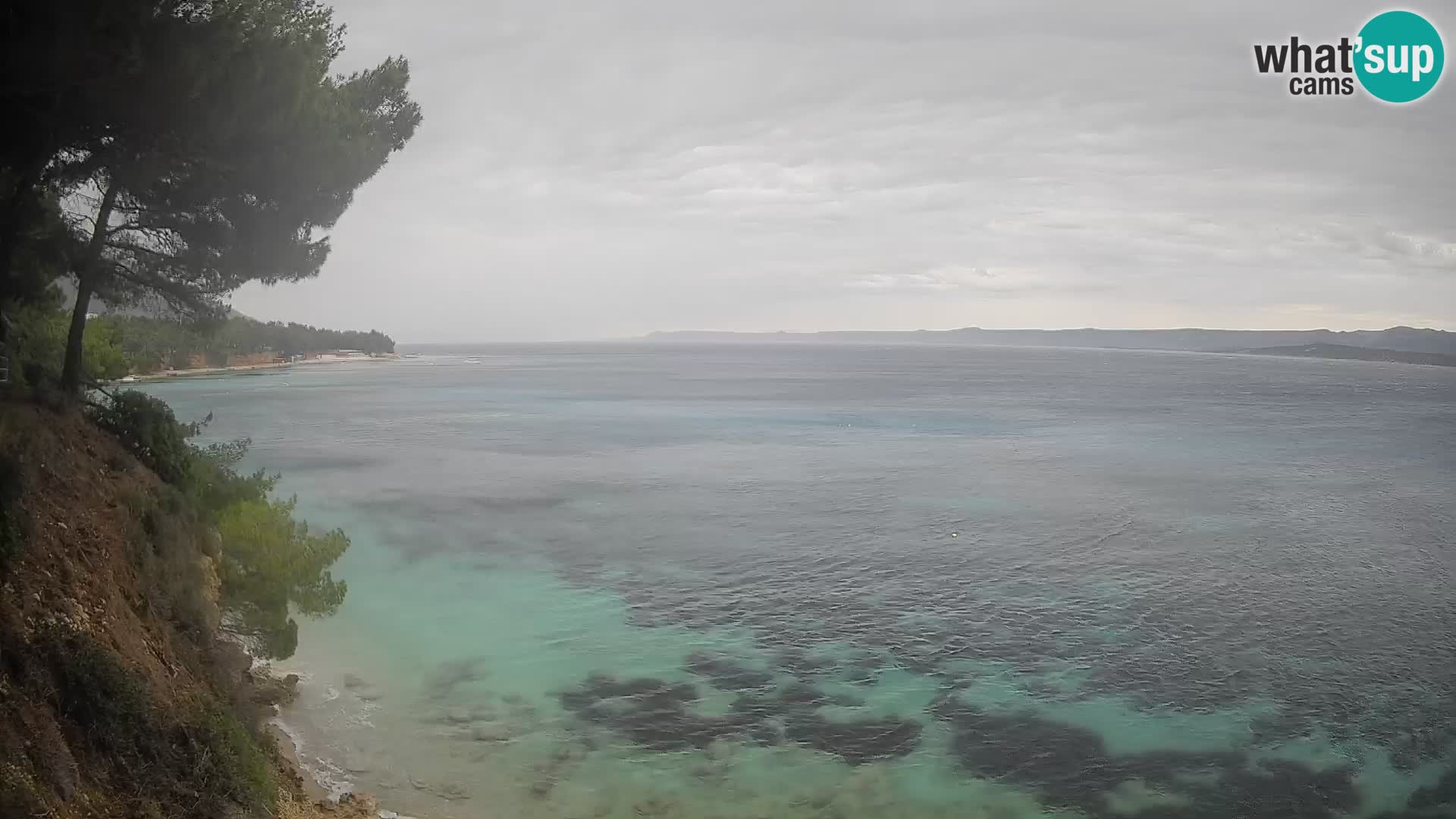 Webcam Playa Potočine Bol – Vista en vivo de Borak Beach, Isla de Brač