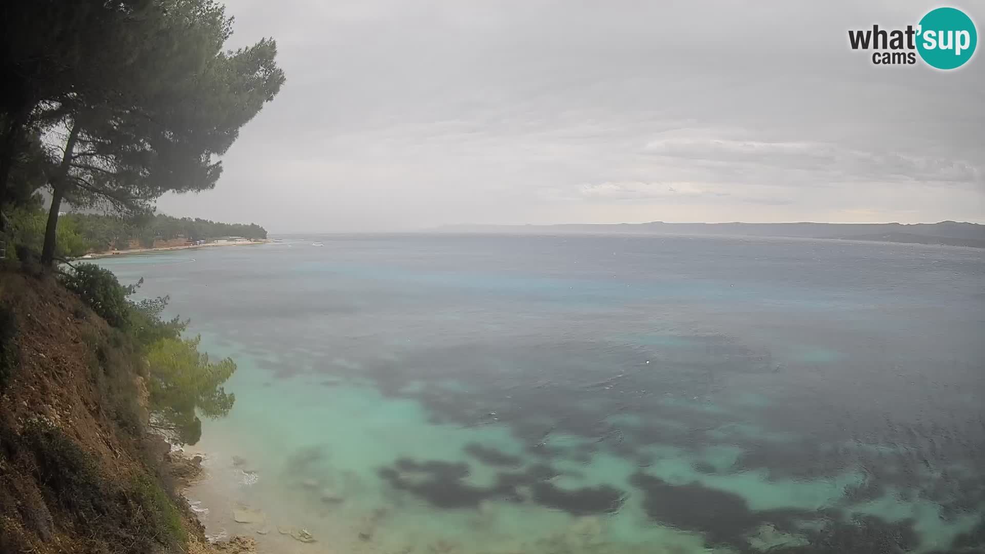 Webcam plage Potočine Bol – Vue en direct sur Borak Beach, île de Brač