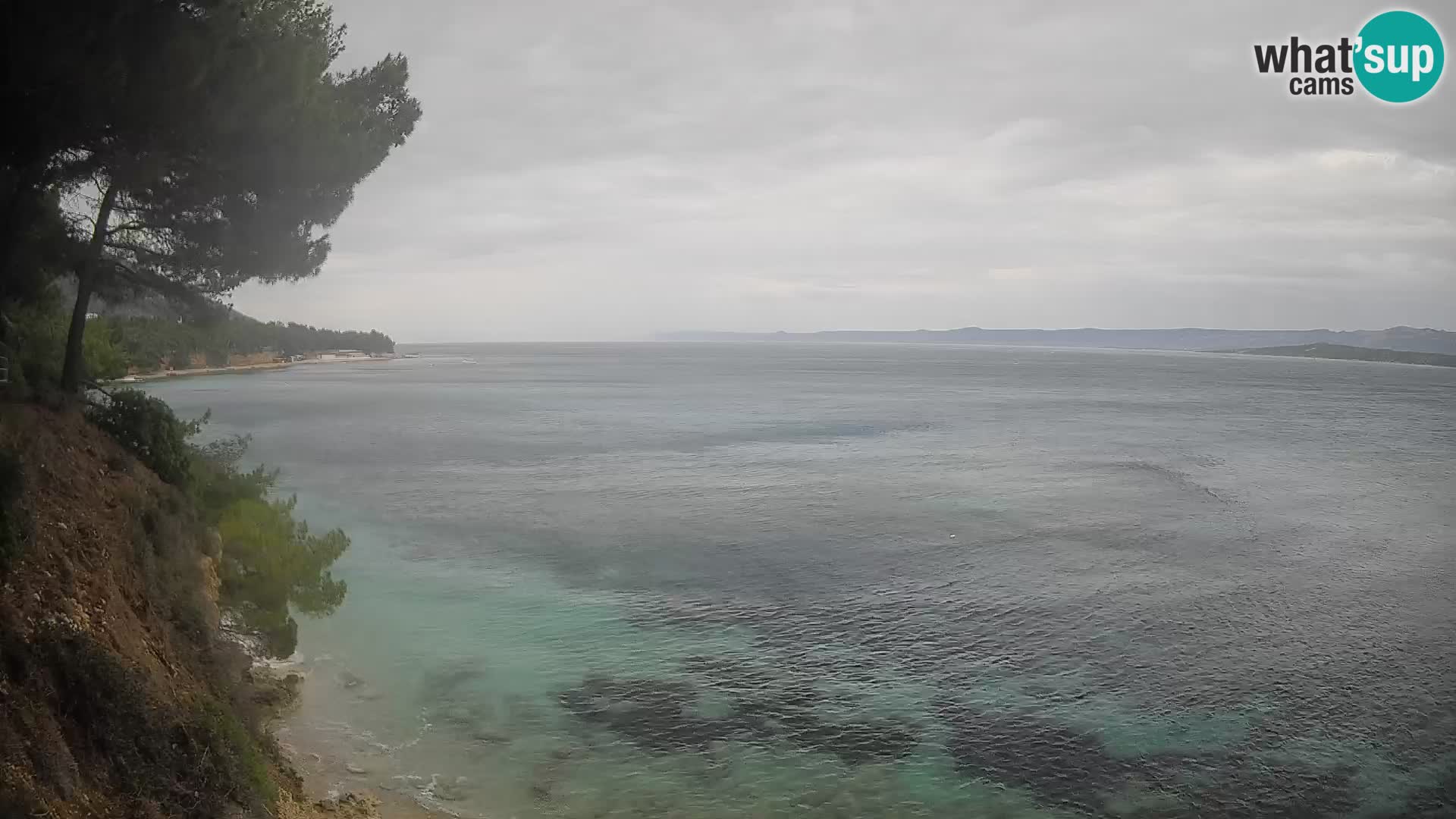 Webcam Potočine Beach Bol – Live View of Borak Beach, Brač Island
