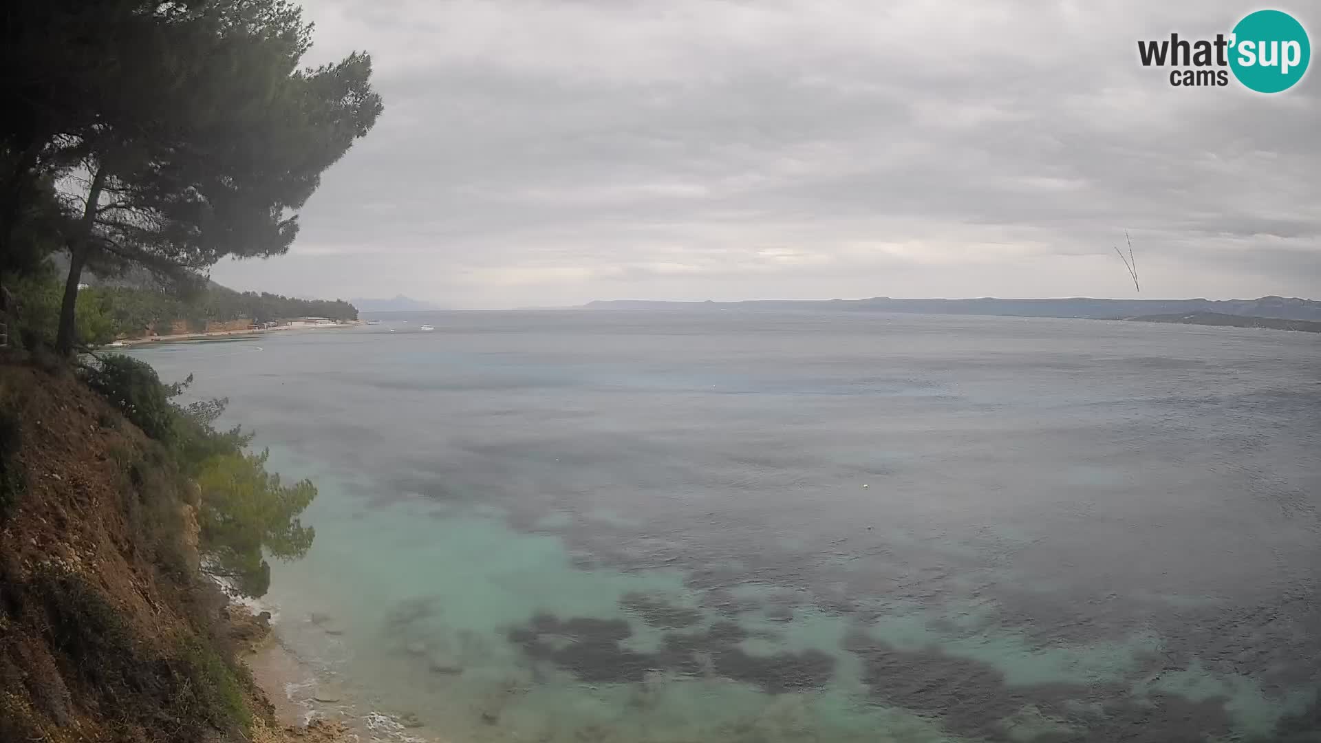 Webcam Potočine Beach Bol – Live View of Borak Beach, Brač Island
