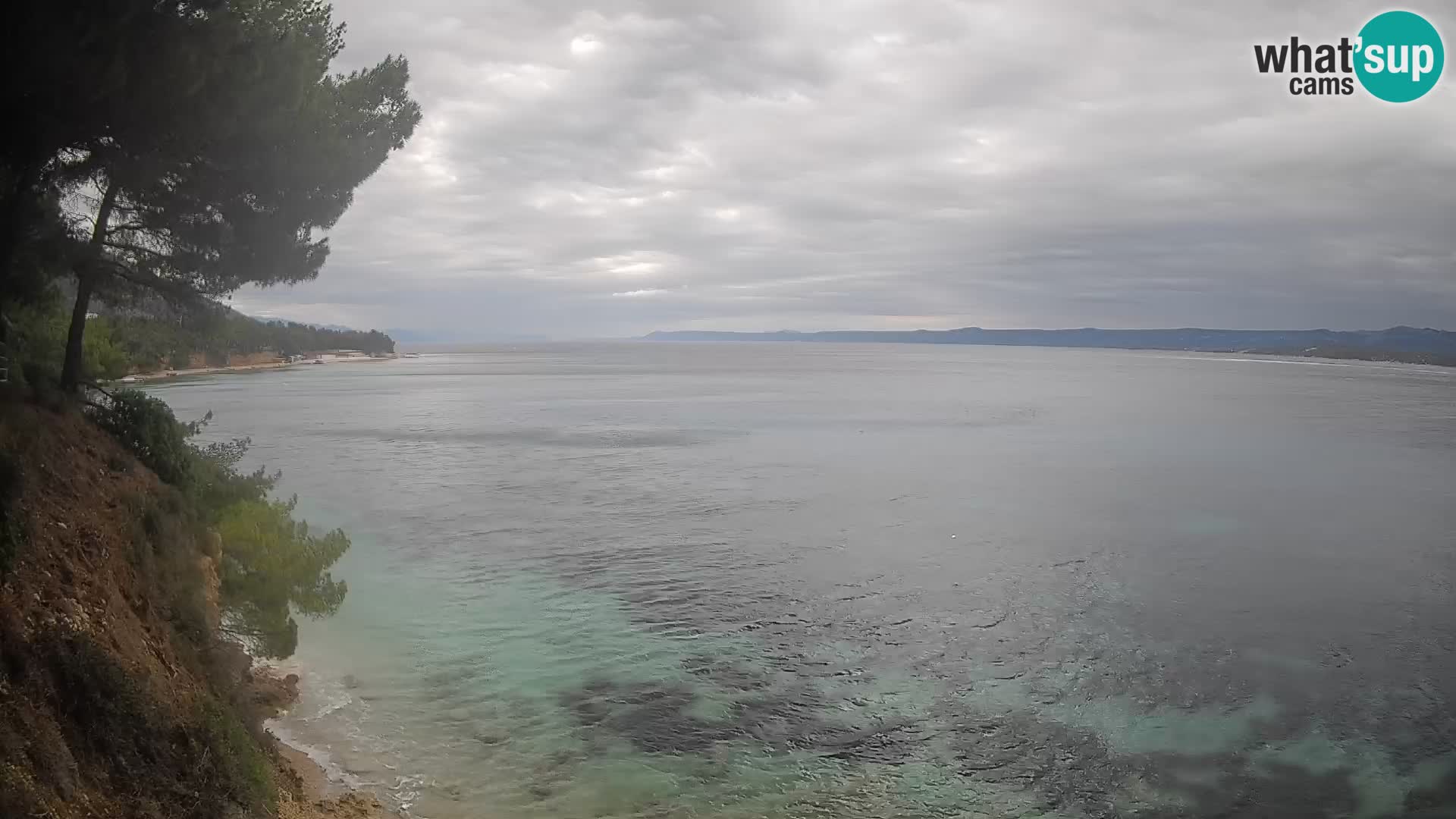 Webcam Potočine Beach Bol – Live View of Borak Beach, Brač Island