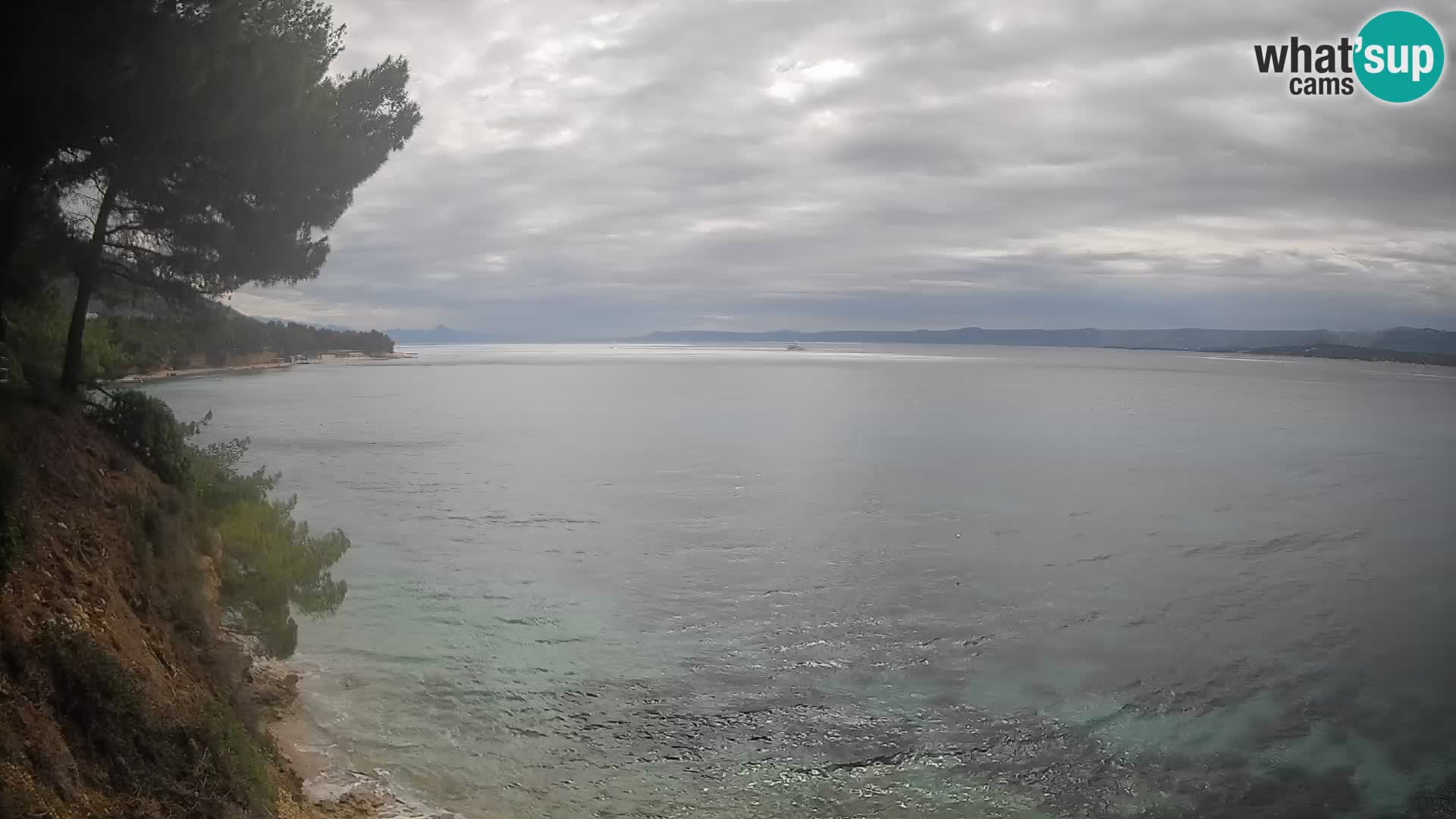 Web kamera Potočine Bol – Pogled uživo na plažu Borak, otok Brač