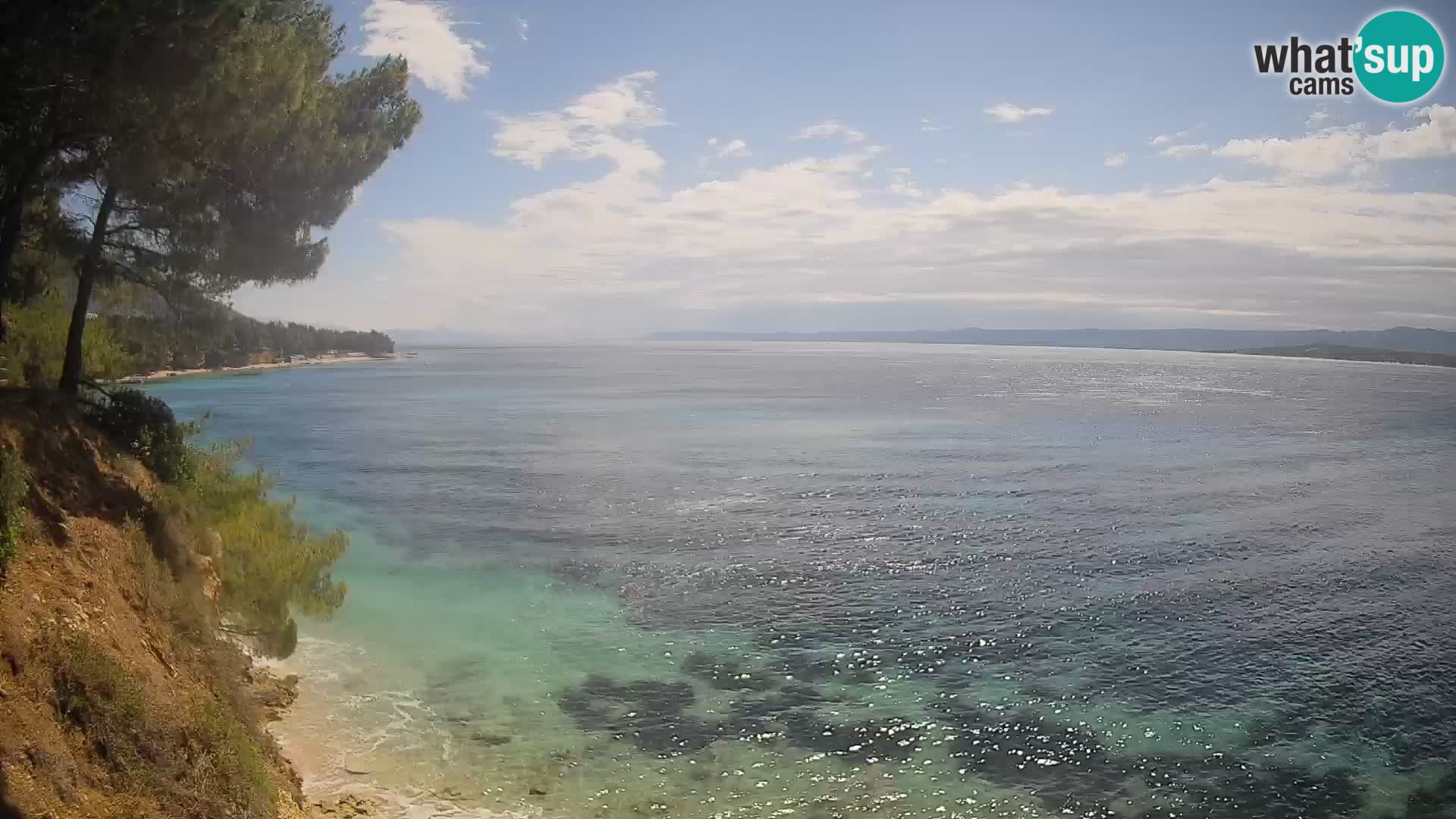 Webcam Potočine Beach Bol – Live View of Borak Beach, Brač Island