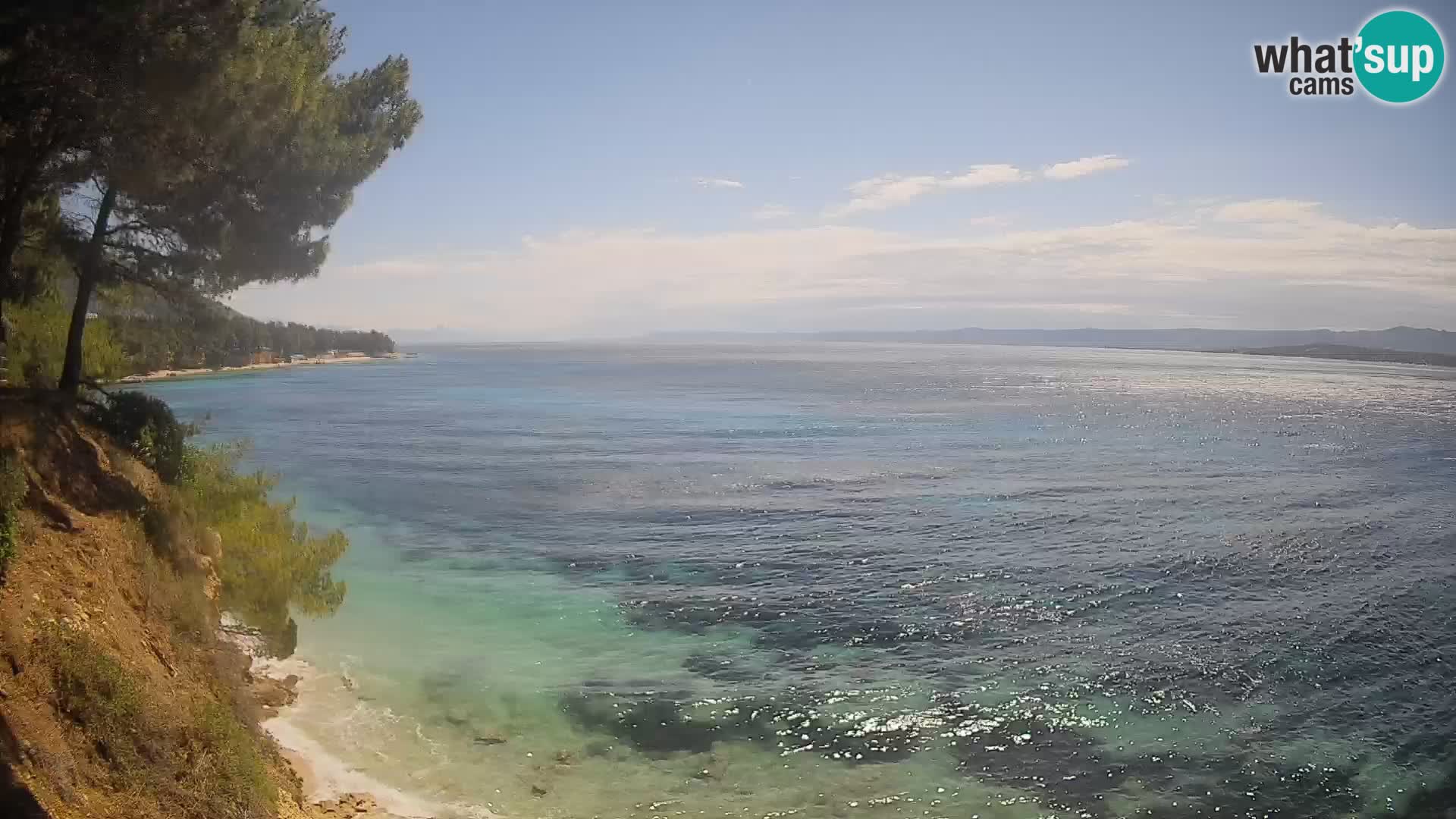 Webcam plage Potočine Bol – Vue en direct sur Borak Beach, île de Brač