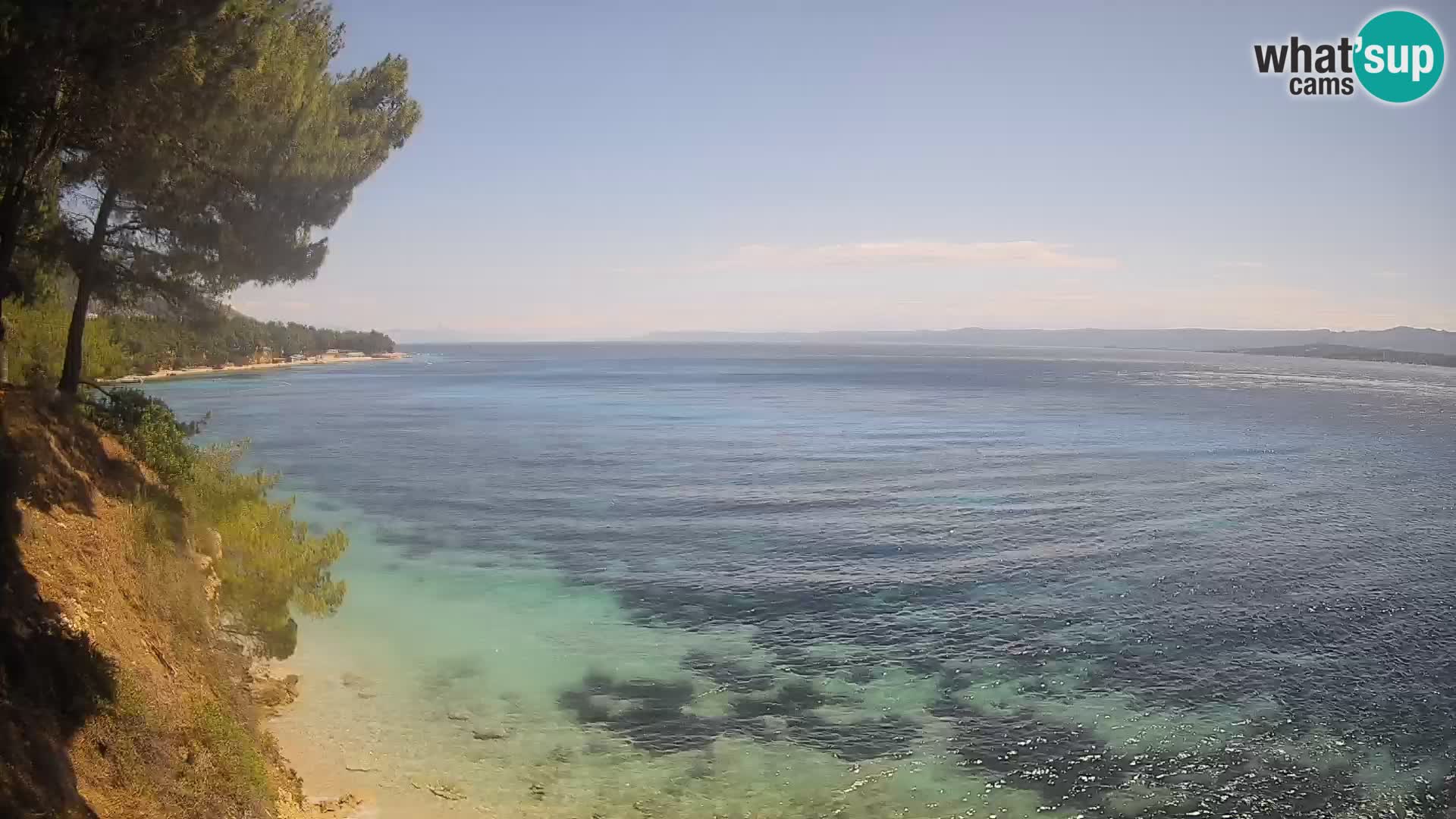 Webcam Strand Potočine Bol – Liveblick auf Borak Beach, Insel Brač