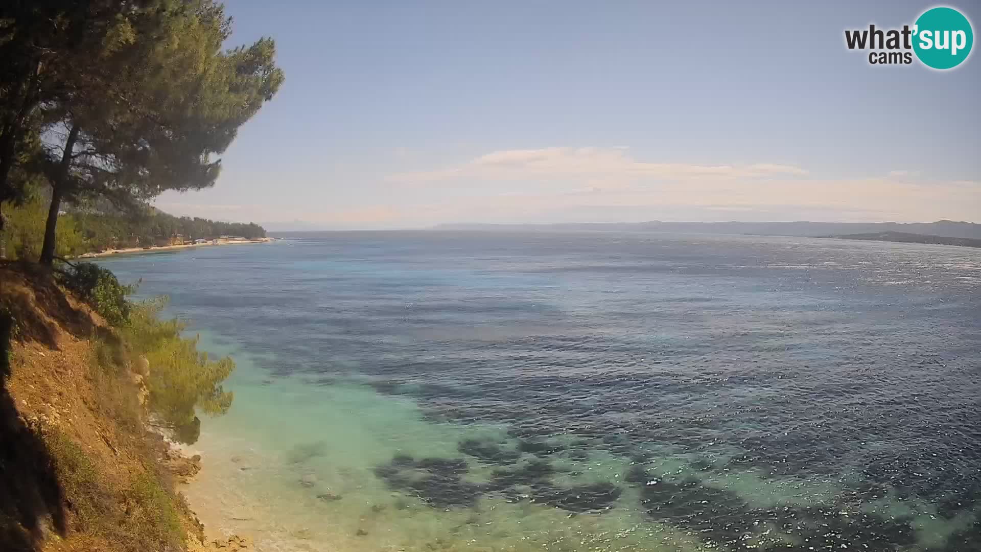 Webcam Potočine Beach Bol – Live View of Borak Beach, Brač Island