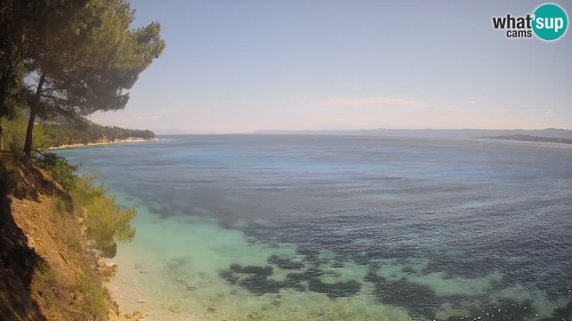 Webcam Potočine Beach Bol – Live View of Borak Beach, Brač Island