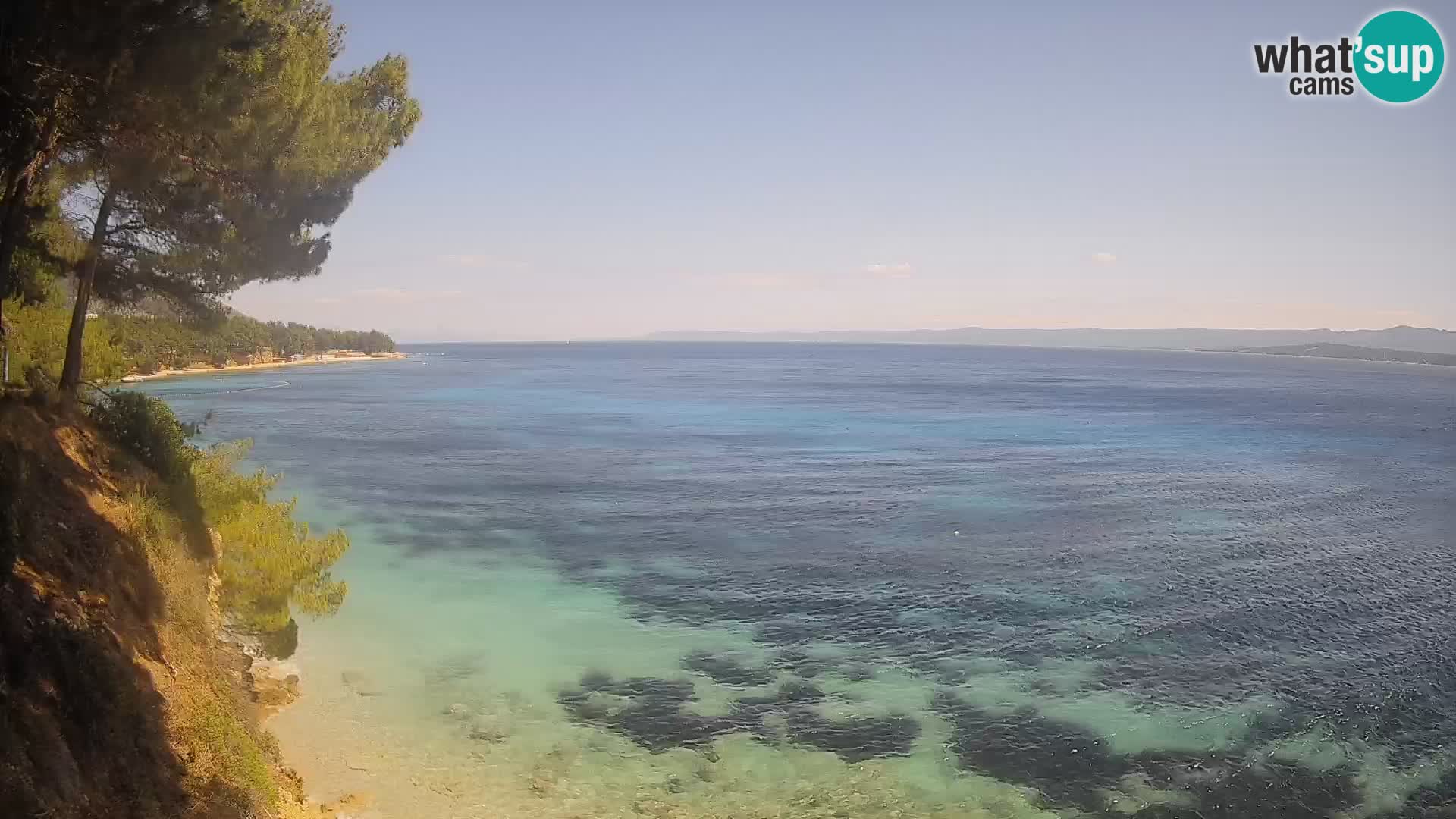 Webcam Playa Potočine Bol – Vista en vivo de Borak Beach, Isla de Brač