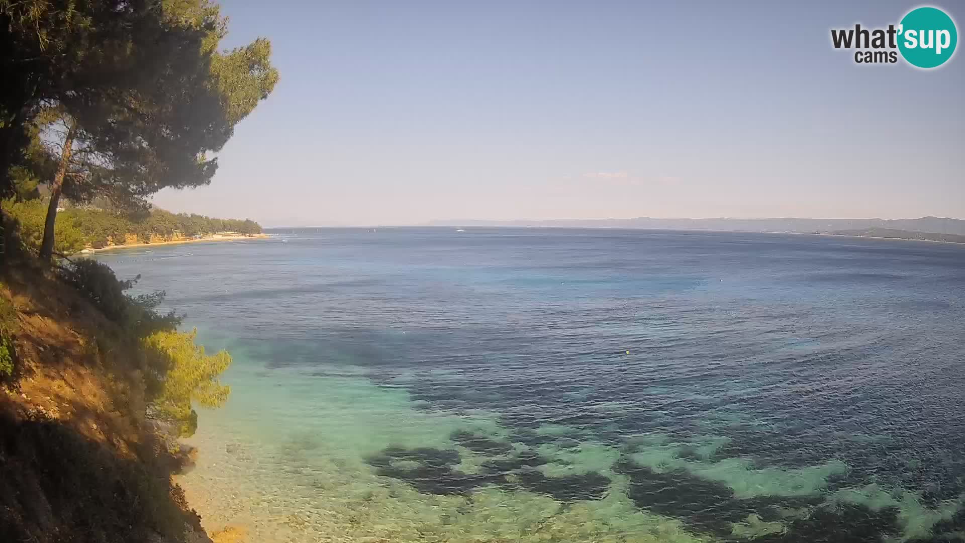 Webcam Potočine Beach Bol – Live View of Borak Beach, Brač Island
