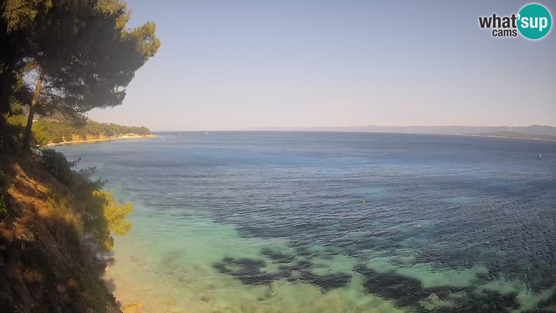Webcam Strand Potočine Bol – Liveblick auf Borak Beach, Insel Brač