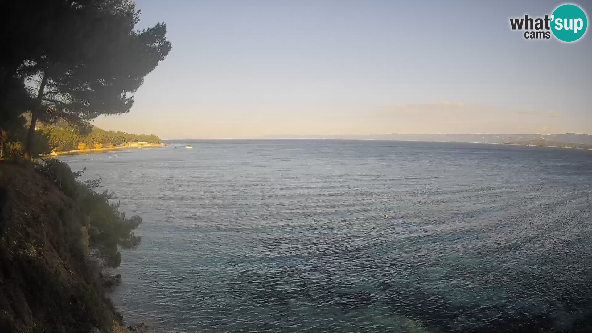 Webcam Strand Potočine Bol – Liveblick auf Borak Beach, Insel Brač