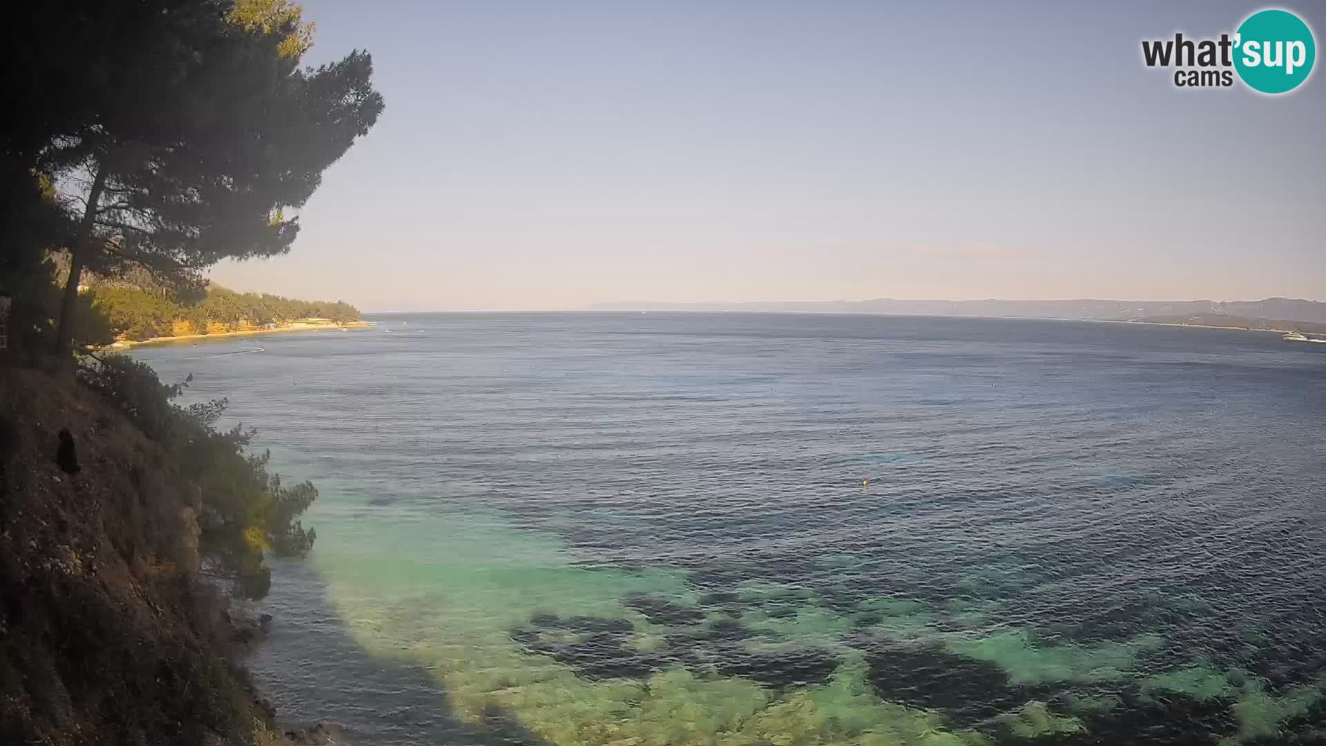 Webcam Strand Potočine Bol – Liveblick auf Borak Beach, Insel Brač