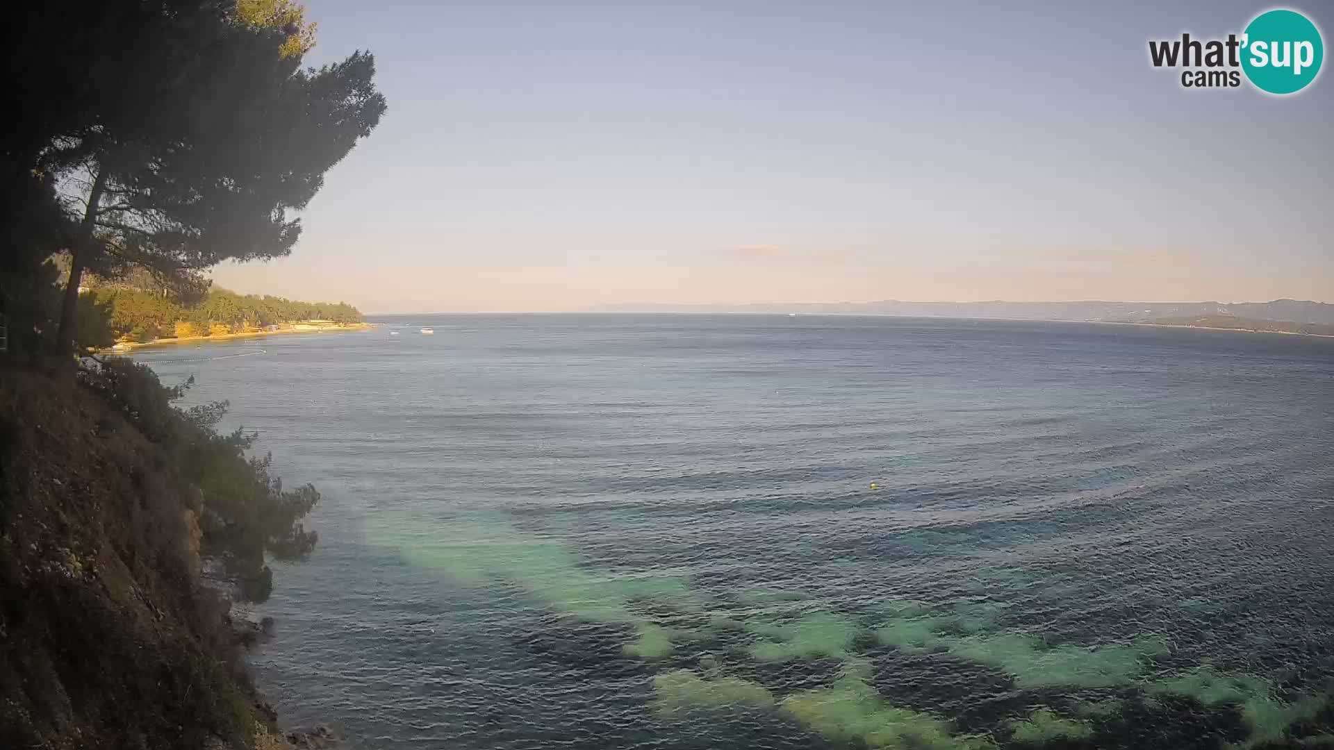 Webcam Potočine Beach Bol – Live View of Borak Beach, Brač Island
