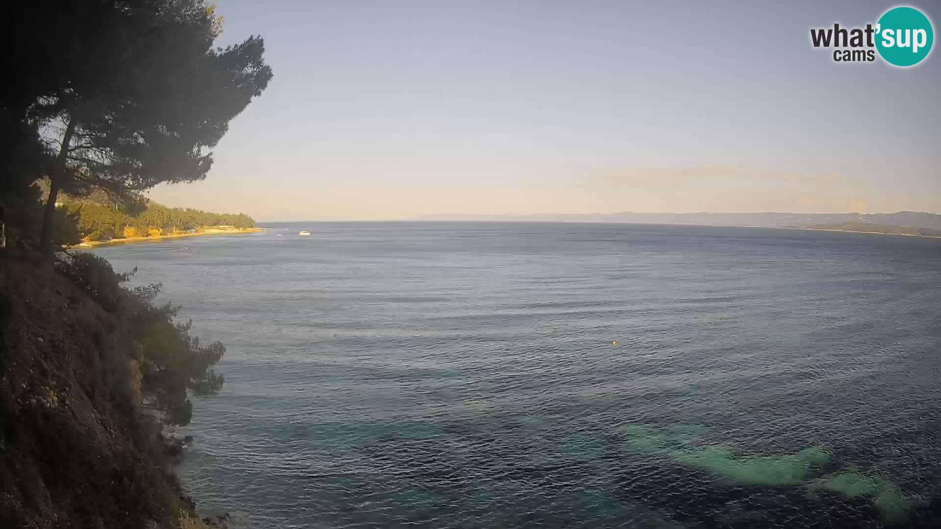Webcam Strand Potočine Bol – Liveblick auf Borak Beach, Insel Brač