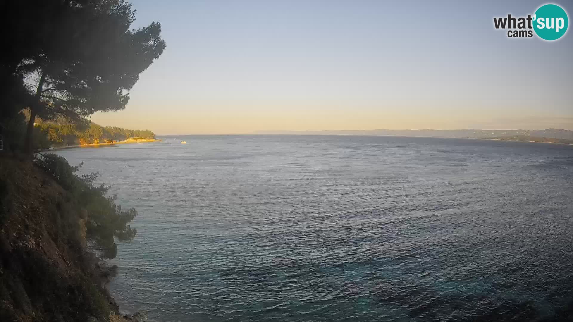 Webcam plage Potočine Bol – Vue en direct sur Borak Beach, île de Brač