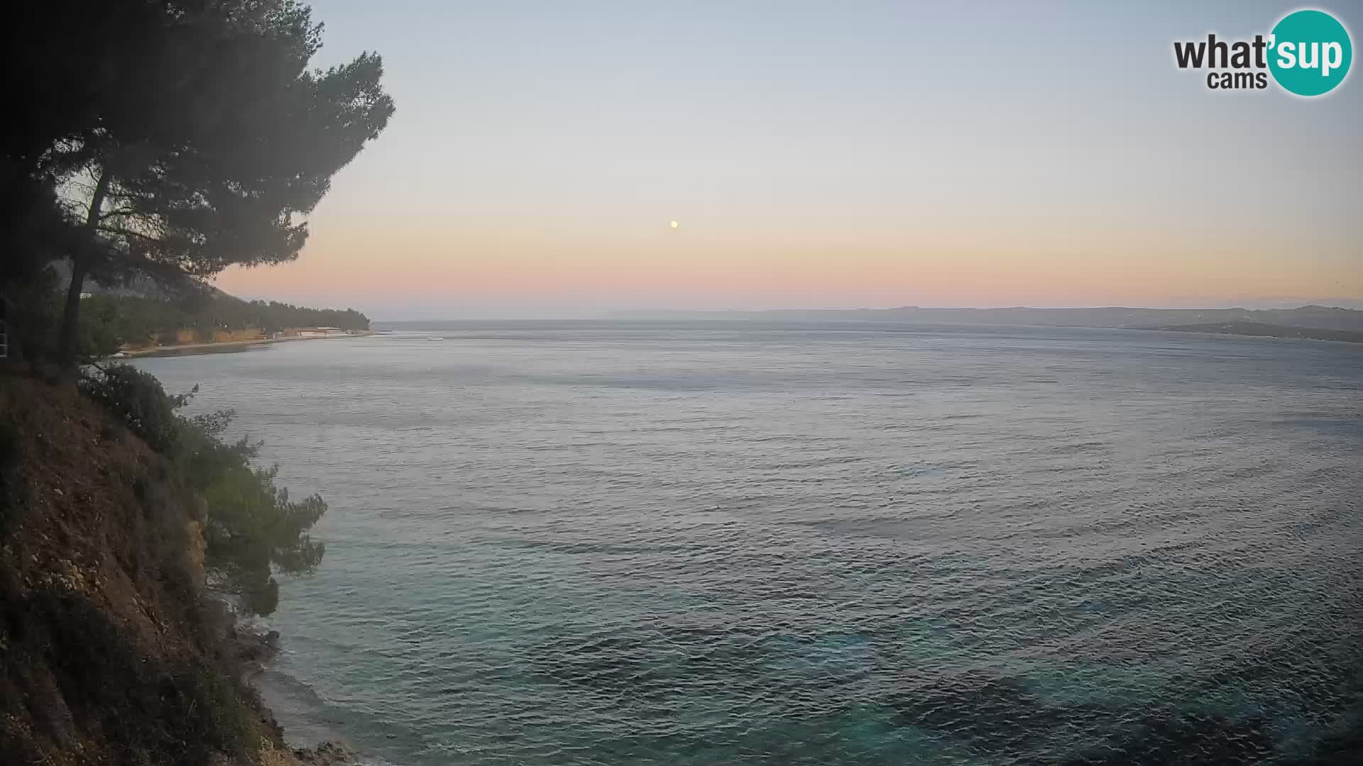 Webcam Spiaggia Potočine Bol – Vista live sulla spiaggia Borak, Isola di Brač