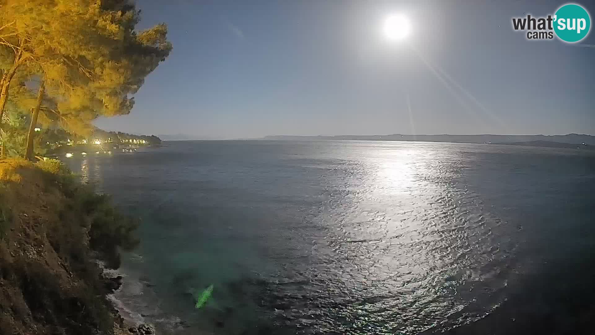 Webcam Potočine Beach Bol – Live View of Borak Beach, Brač Island