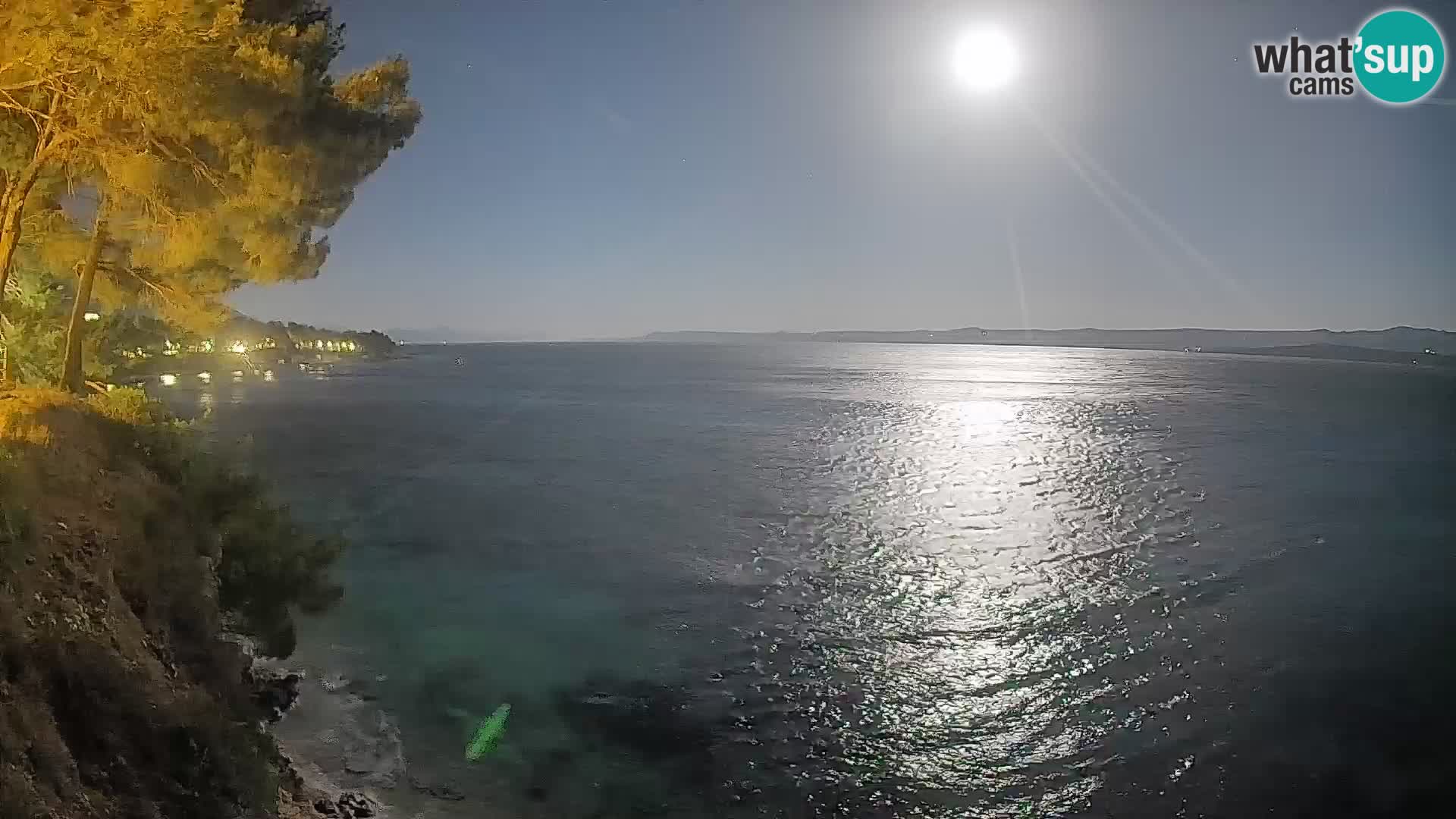 Webcam Potočine Beach Bol – Live View of Borak Beach, Brač Island