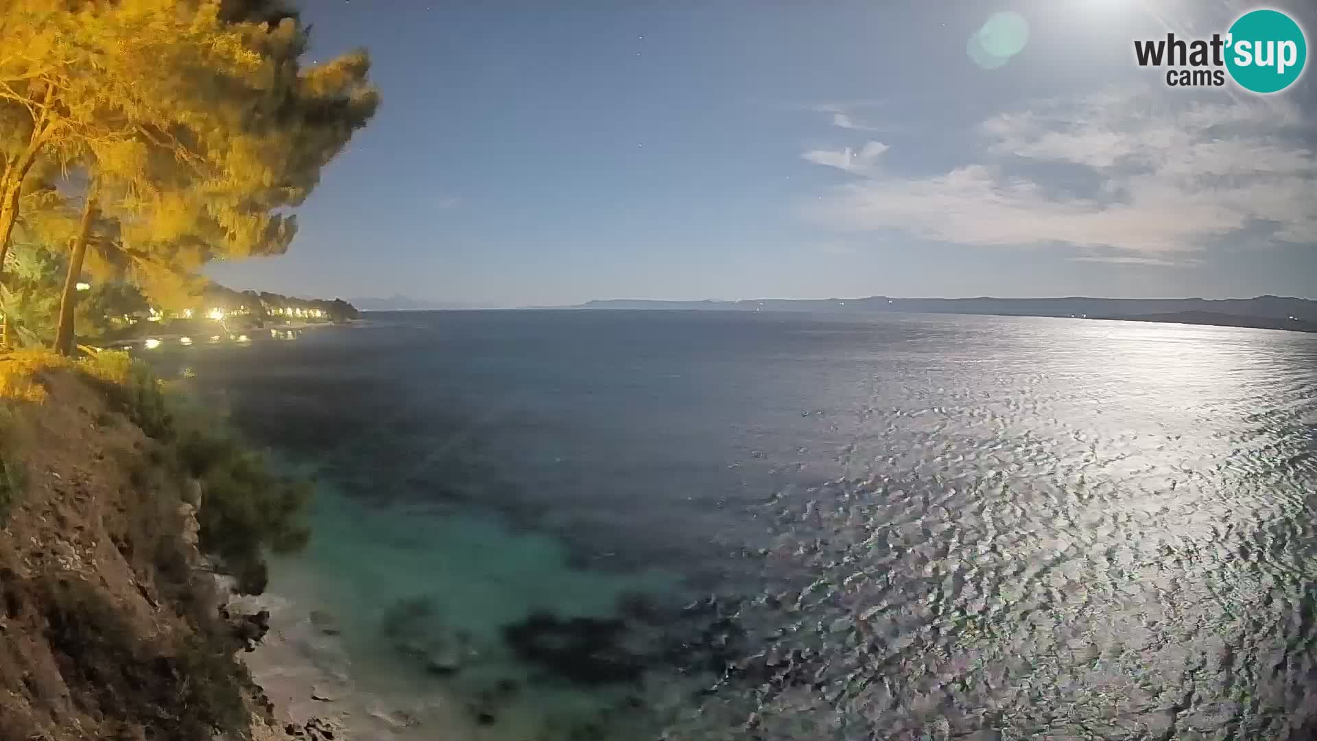 Webcam Playa Potočine Bol – Vista en vivo de Borak Beach, Isla de Brač
