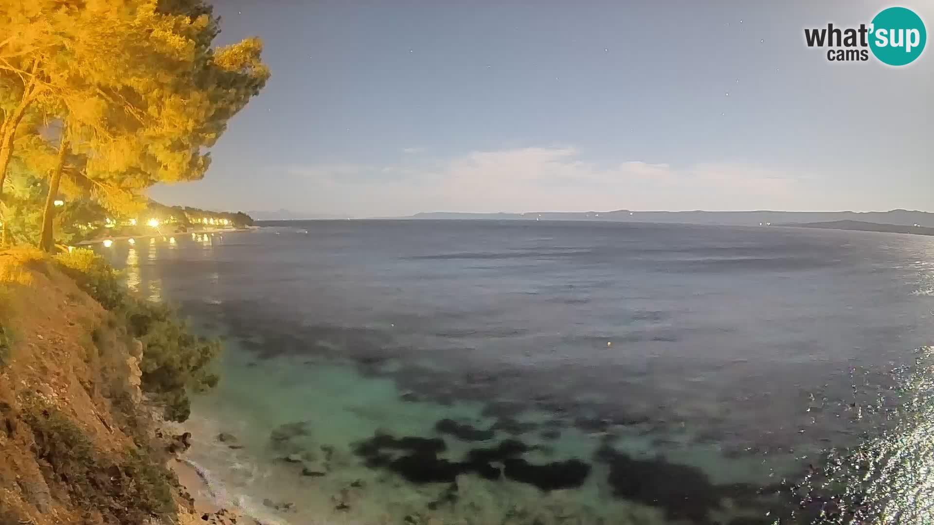 Webcam Playa Potočine Bol – Vista en vivo de Borak Beach, Isla de Brač