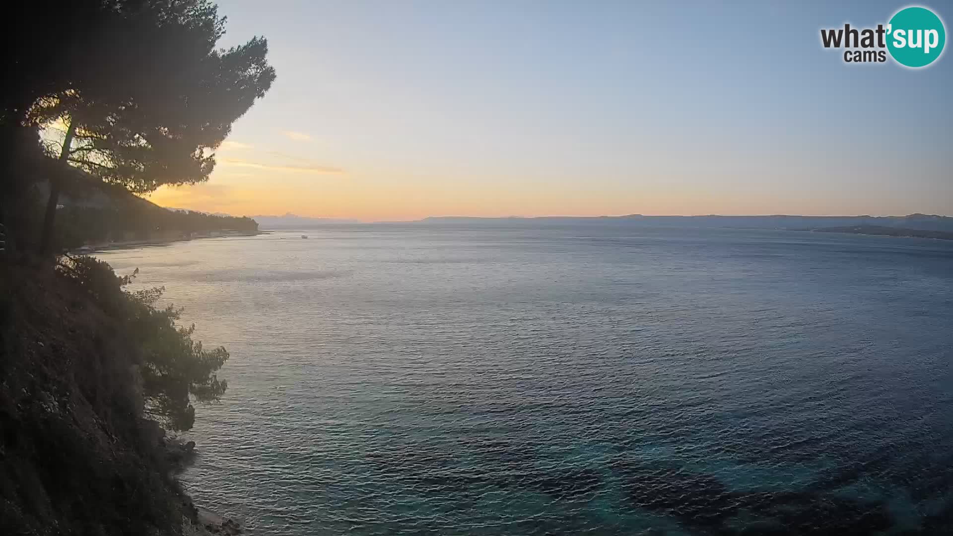 Webcam Strand Potočine Bol – Liveblick auf Borak Beach, Insel Brač