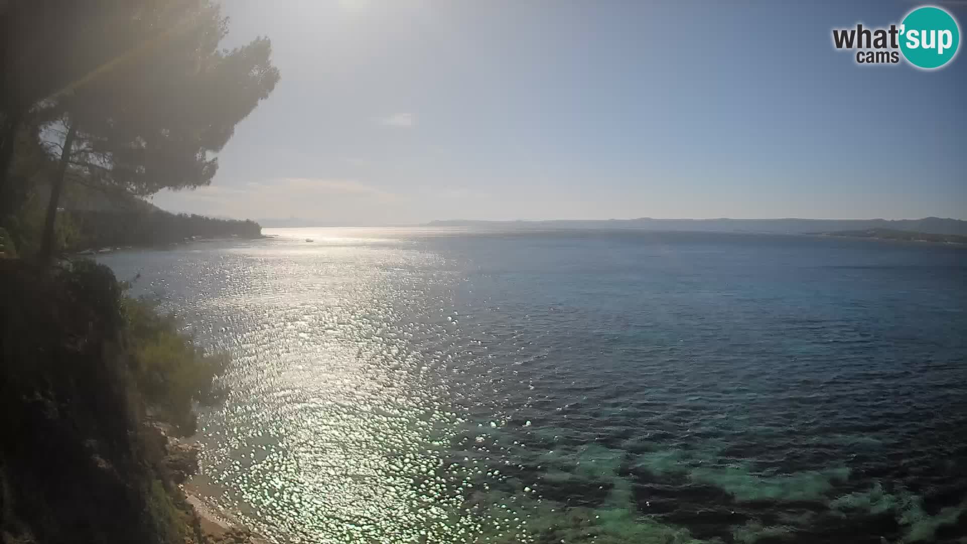 Webcam Potočine Beach Bol – Live View of Borak Beach, Brač Island