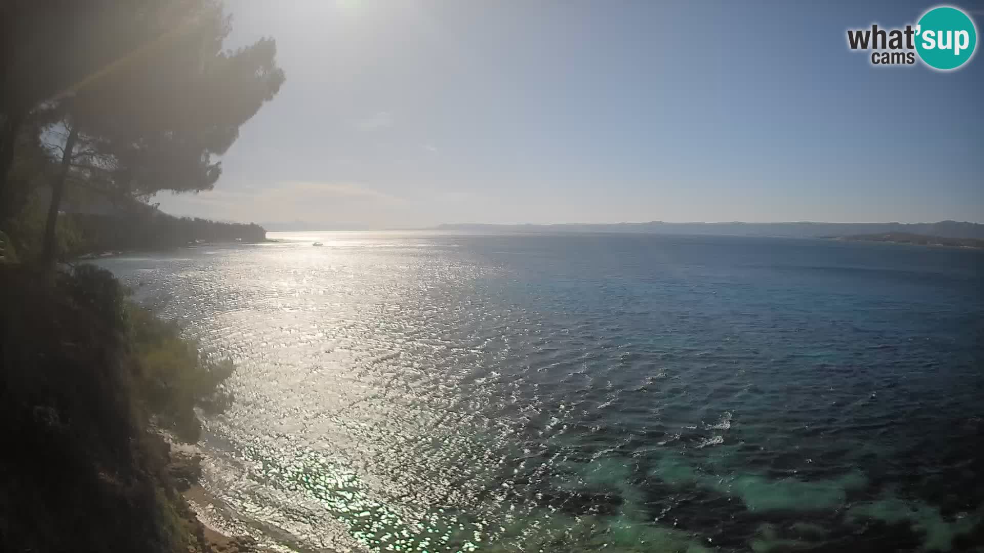 Webcam Potočine Beach Bol – Live View of Borak Beach, Brač Island