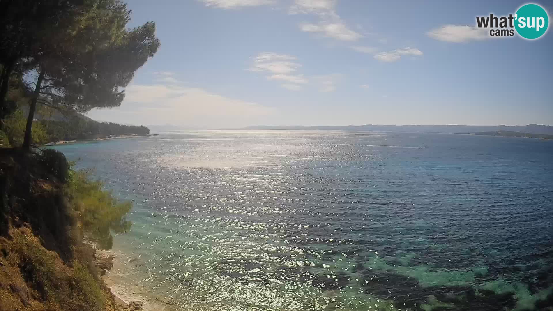 Webcam Strand Potočine Bol – Liveblick auf Borak Beach, Insel Brač