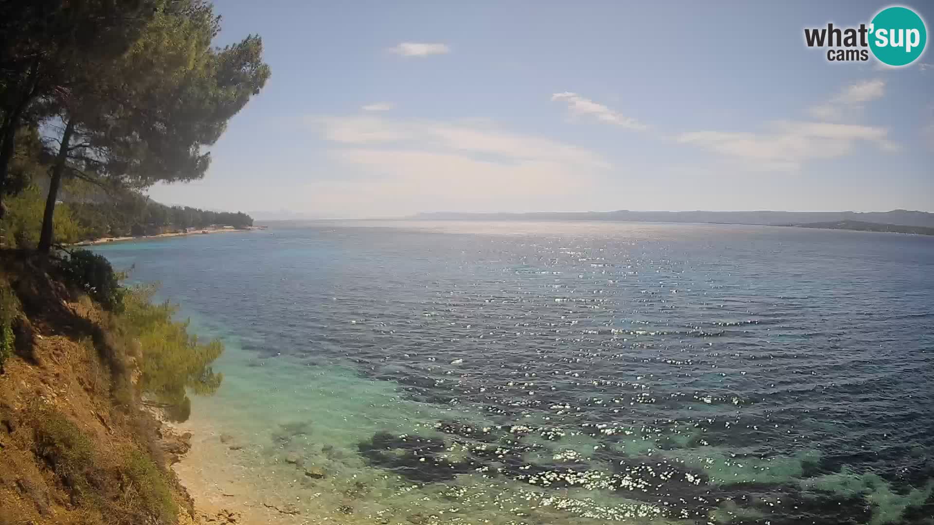 Webcam Strand Potočine Bol – Liveblick auf Borak Beach, Insel Brač