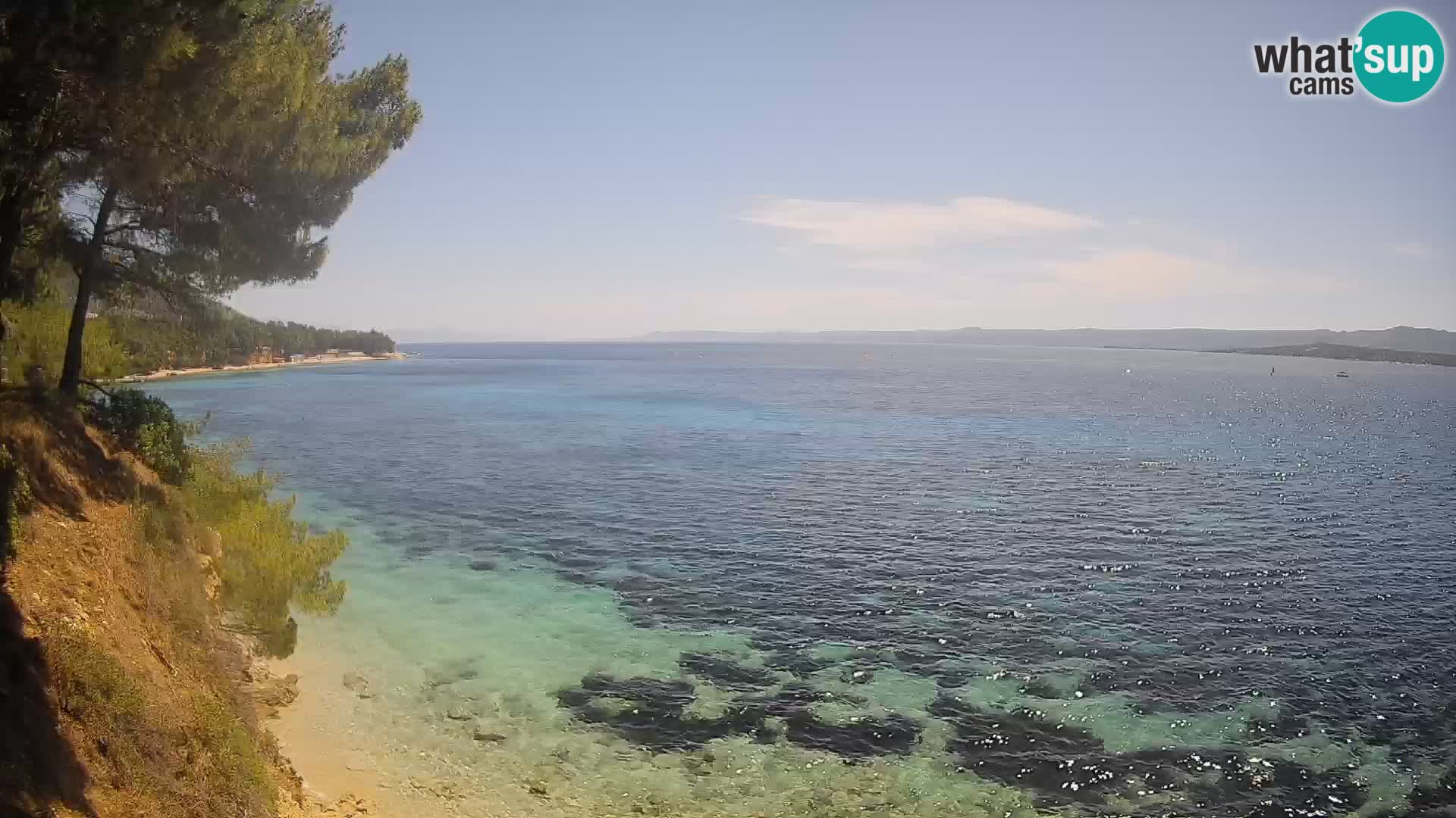 Webcam Strand Potočine Bol – Liveblick auf Borak Beach, Insel Brač