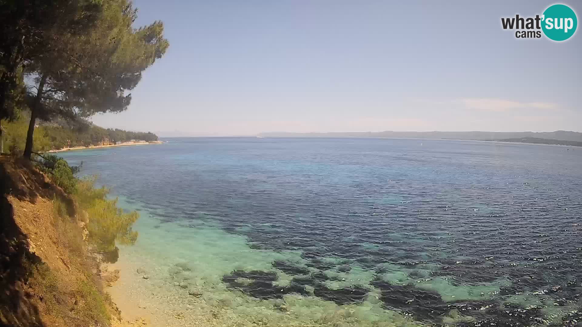 Webcam Strand Potočine Bol – Liveblick auf Borak Beach, Insel Brač