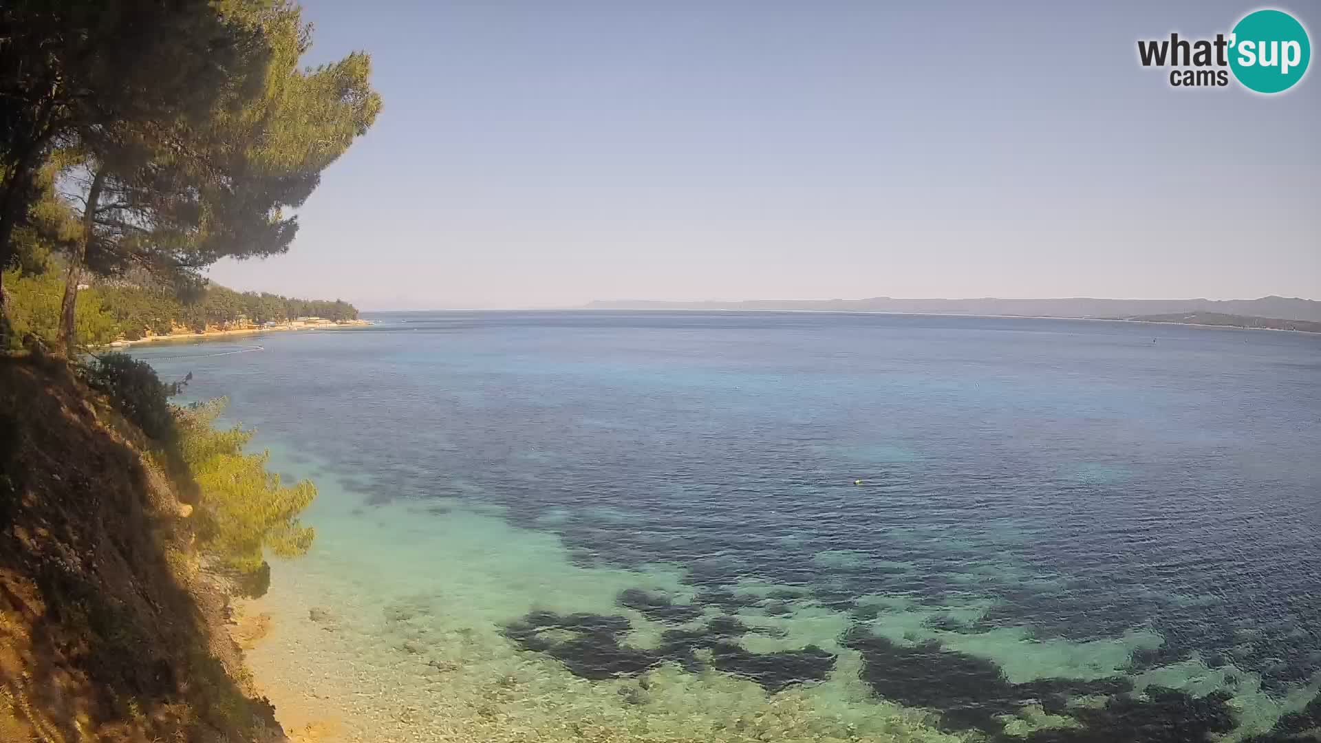 Webcam Playa Potočine Bol – Vista en vivo de Borak Beach, Isla de Brač