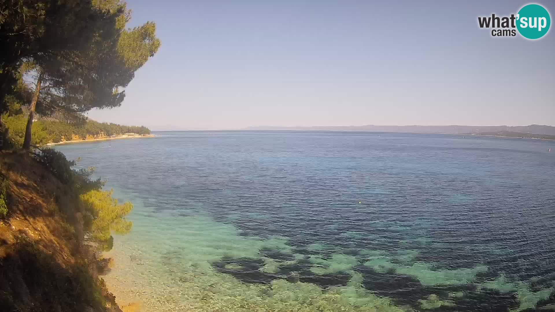 Webcam Strand Potočine Bol – Liveblick auf Borak Beach, Insel Brač