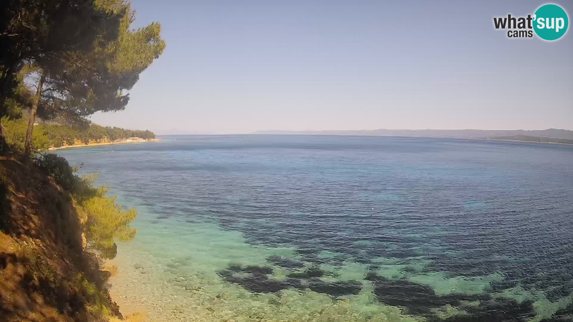 Webcam Playa Potočine Bol – Vista en vivo de Borak Beach, Isla de Brač
