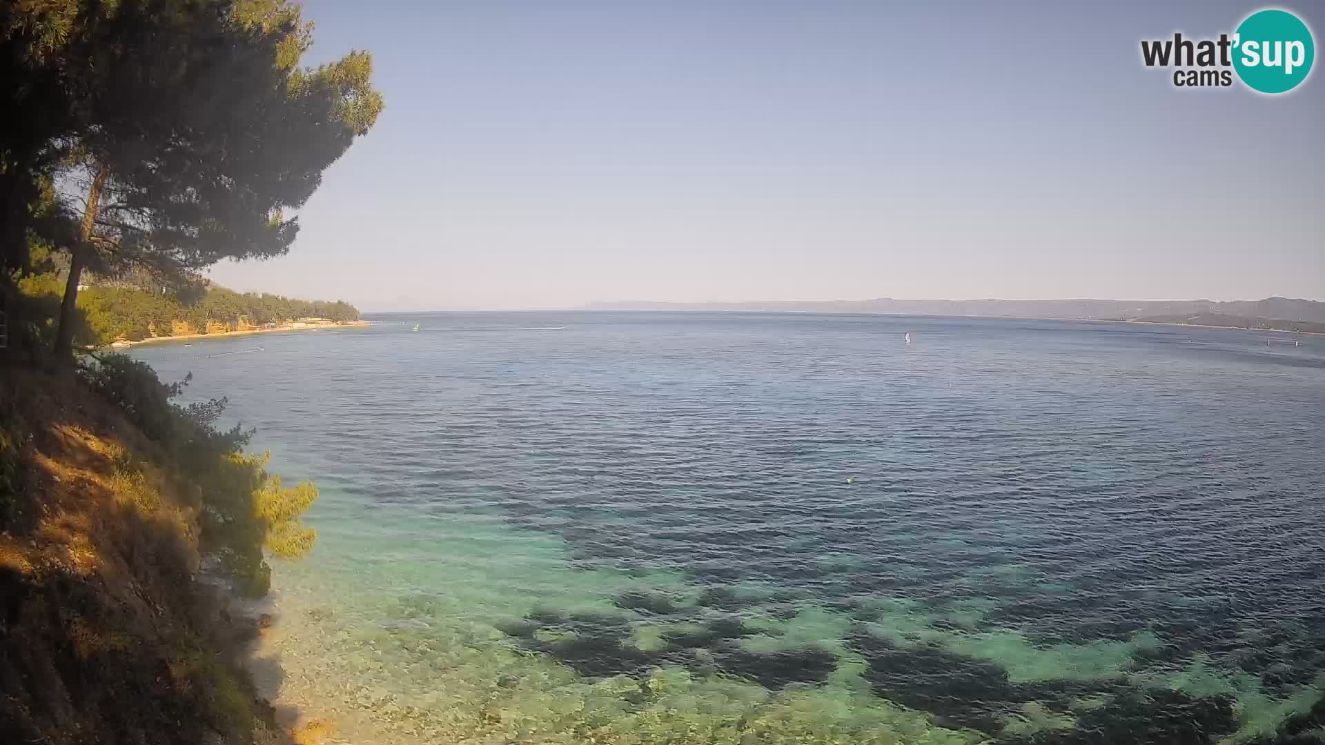 Webcam Strand Potočine Bol – Liveblick auf Borak Beach, Insel Brač