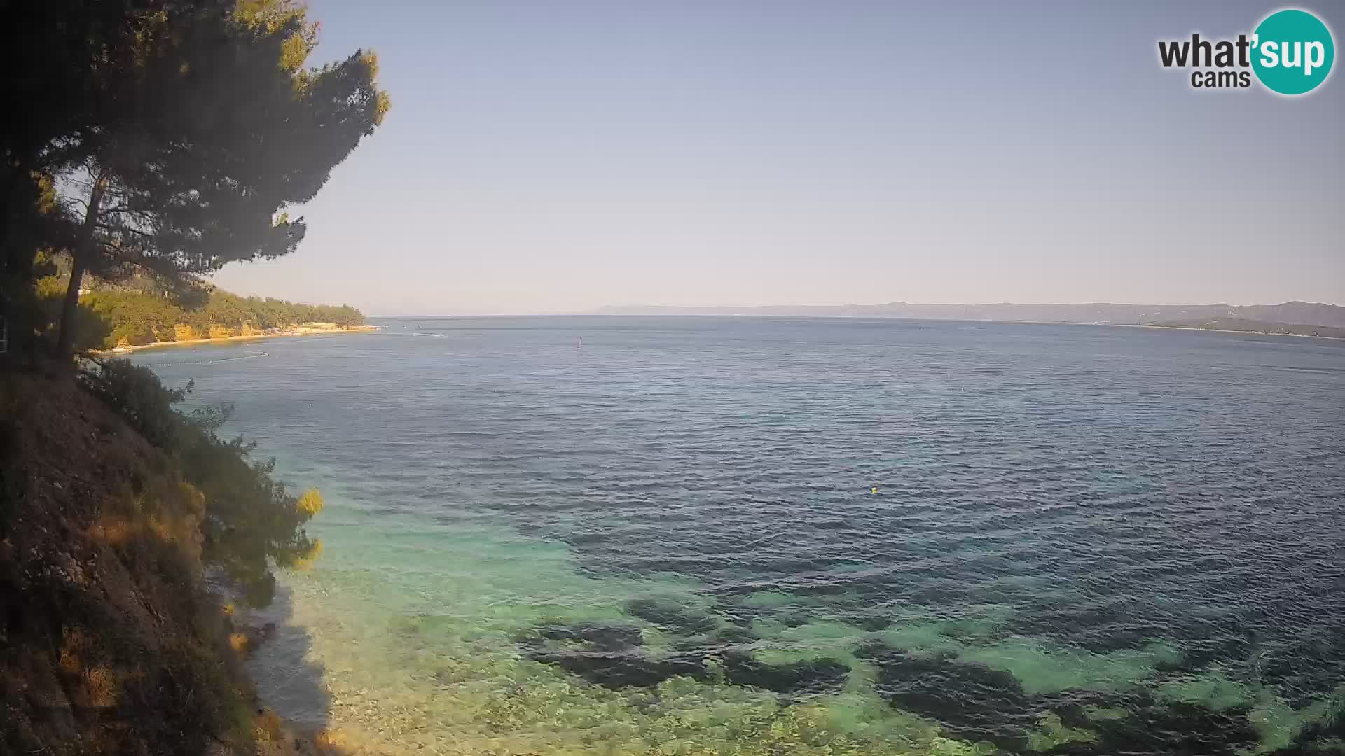 Webcam Strand Potočine Bol – Liveblick auf Borak Beach, Insel Brač